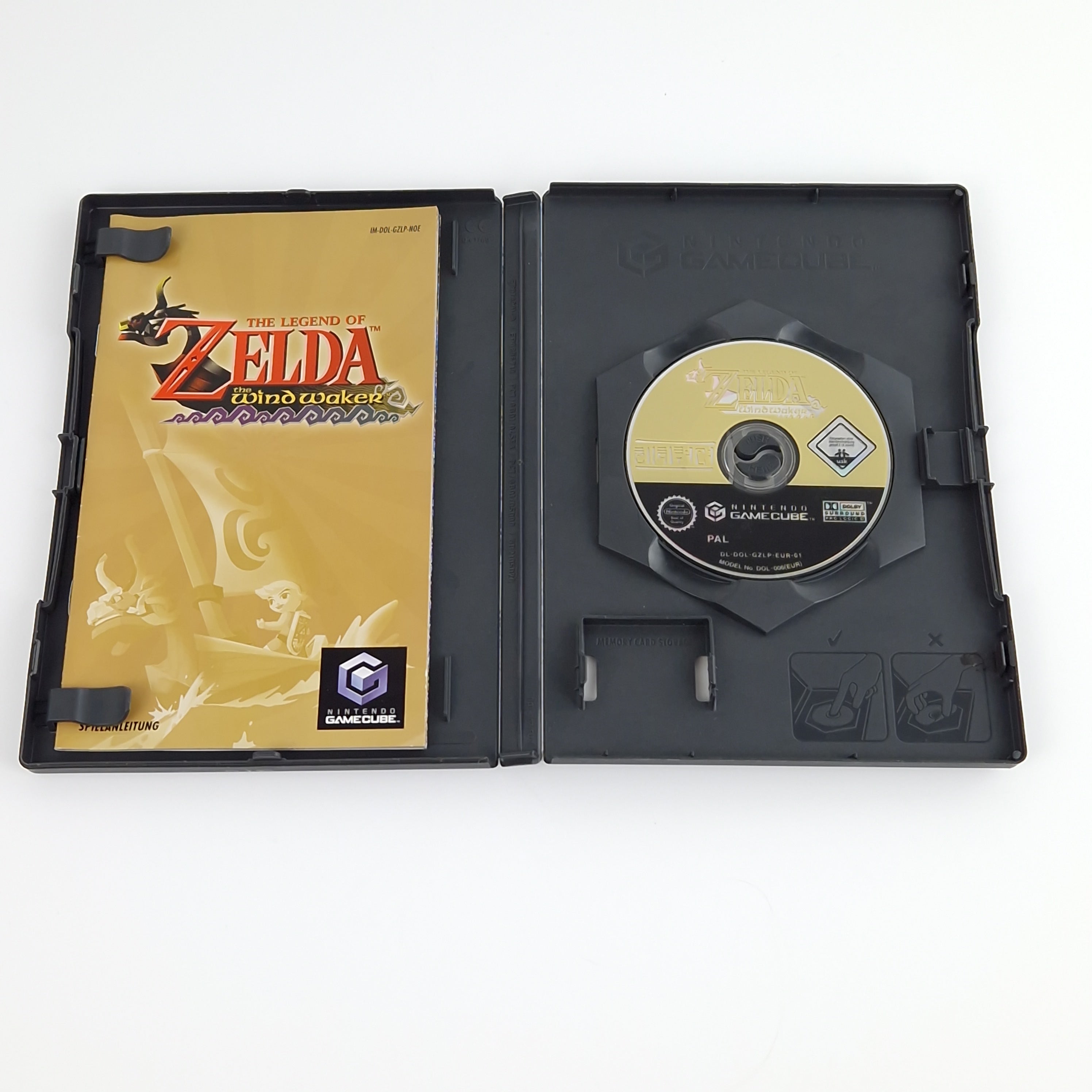 Nintendo Gamecube Spiel : Zelda The Windwaker - CD Anleitung OVP | PAL GC