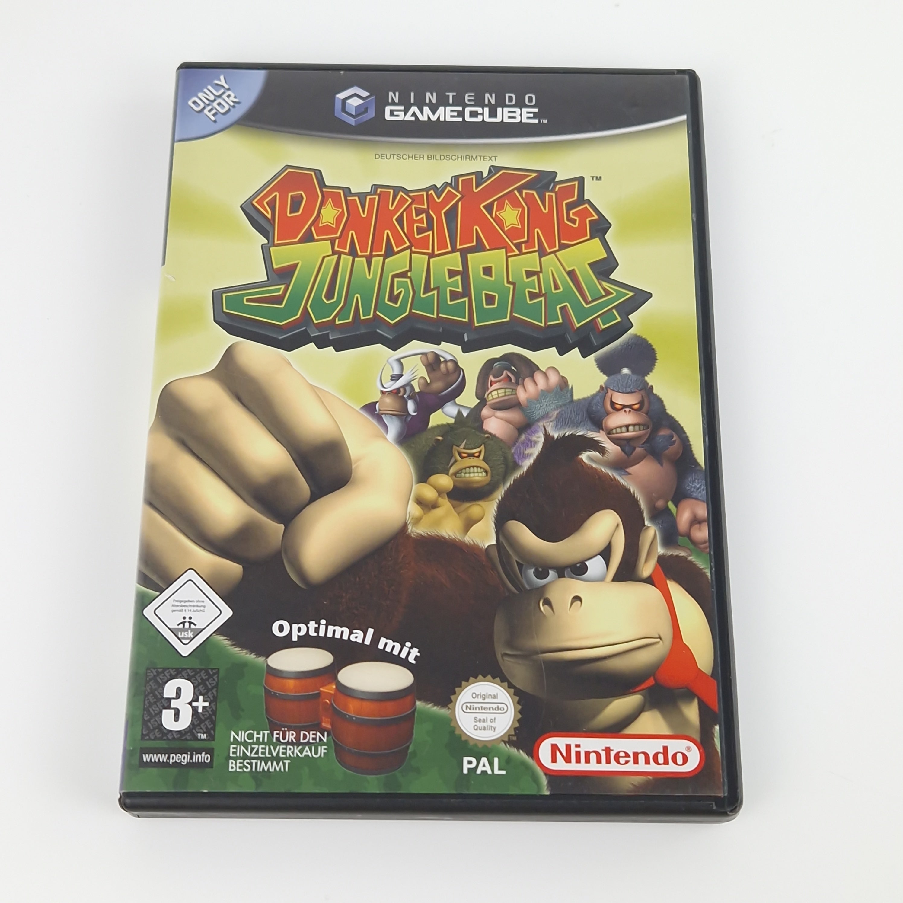 Nintendo Gamecube Spiel : Donkey Kong Jungle Beat - CD Anleitung OVP | PAL