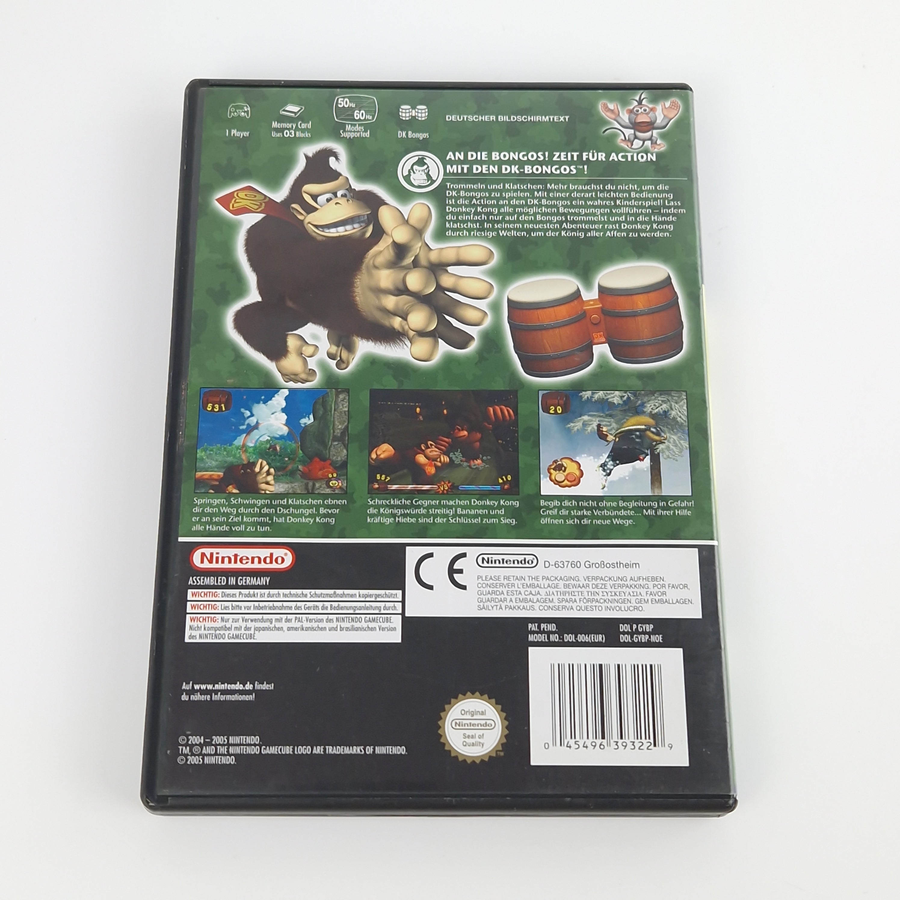 Nintendo Gamecube Spiel : Donkey Kong Jungle Beat - CD Anleitung OVP | PAL