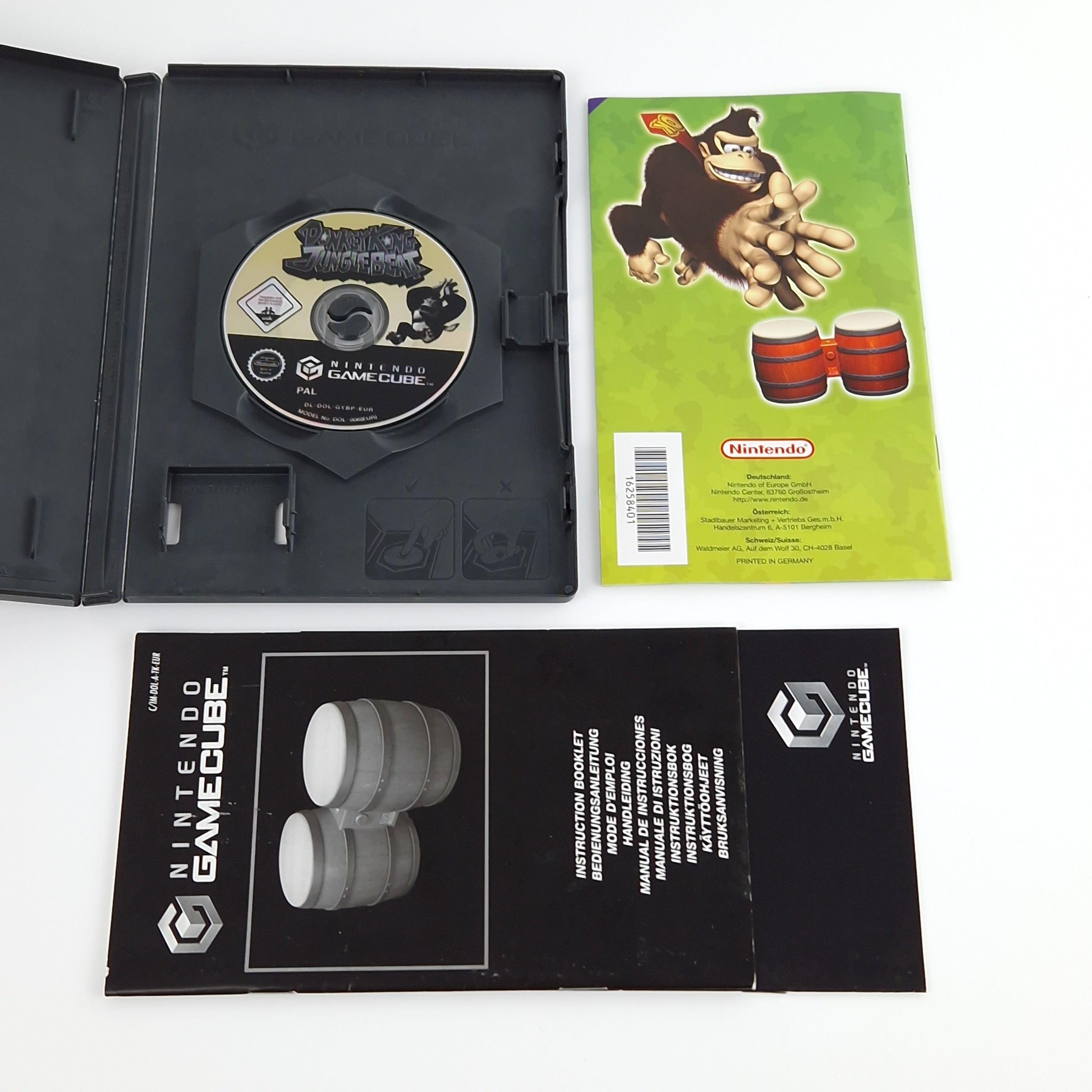 Nintendo Gamecube Spiel : Donkey Kong Jungle Beat - CD Anleitung OVP | PAL