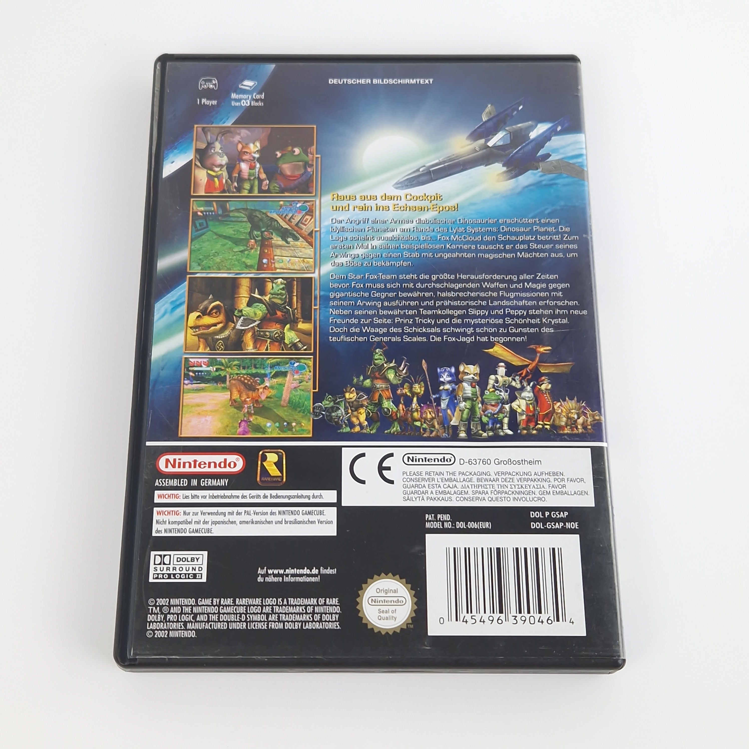 Nintendo Gamecube Spiel : Starfox Adventures - CD Anleitung OVP | dt. PAL