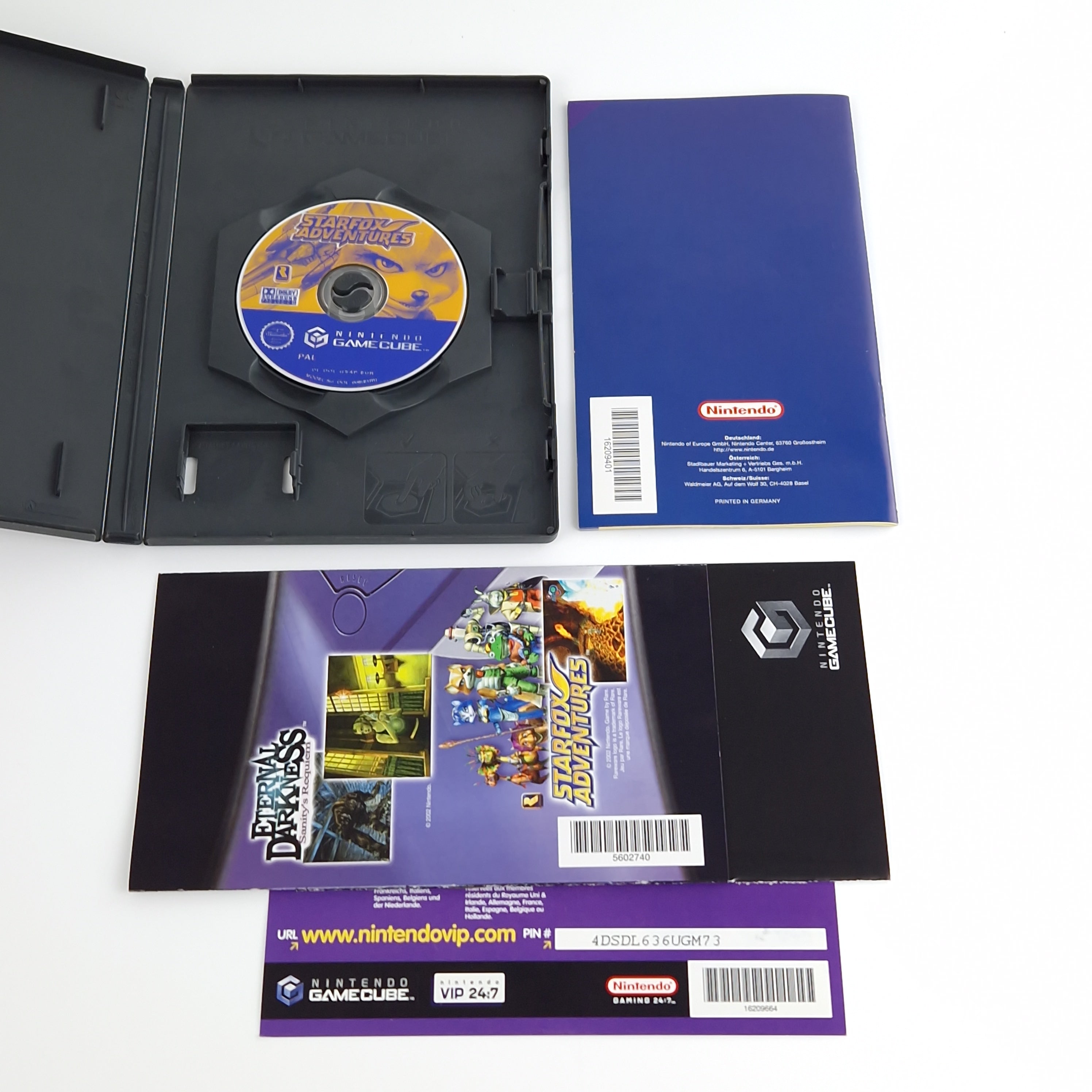 Nintendo Gamecube Spiel : Starfox Adventures - CD Anleitung OVP | dt. PAL