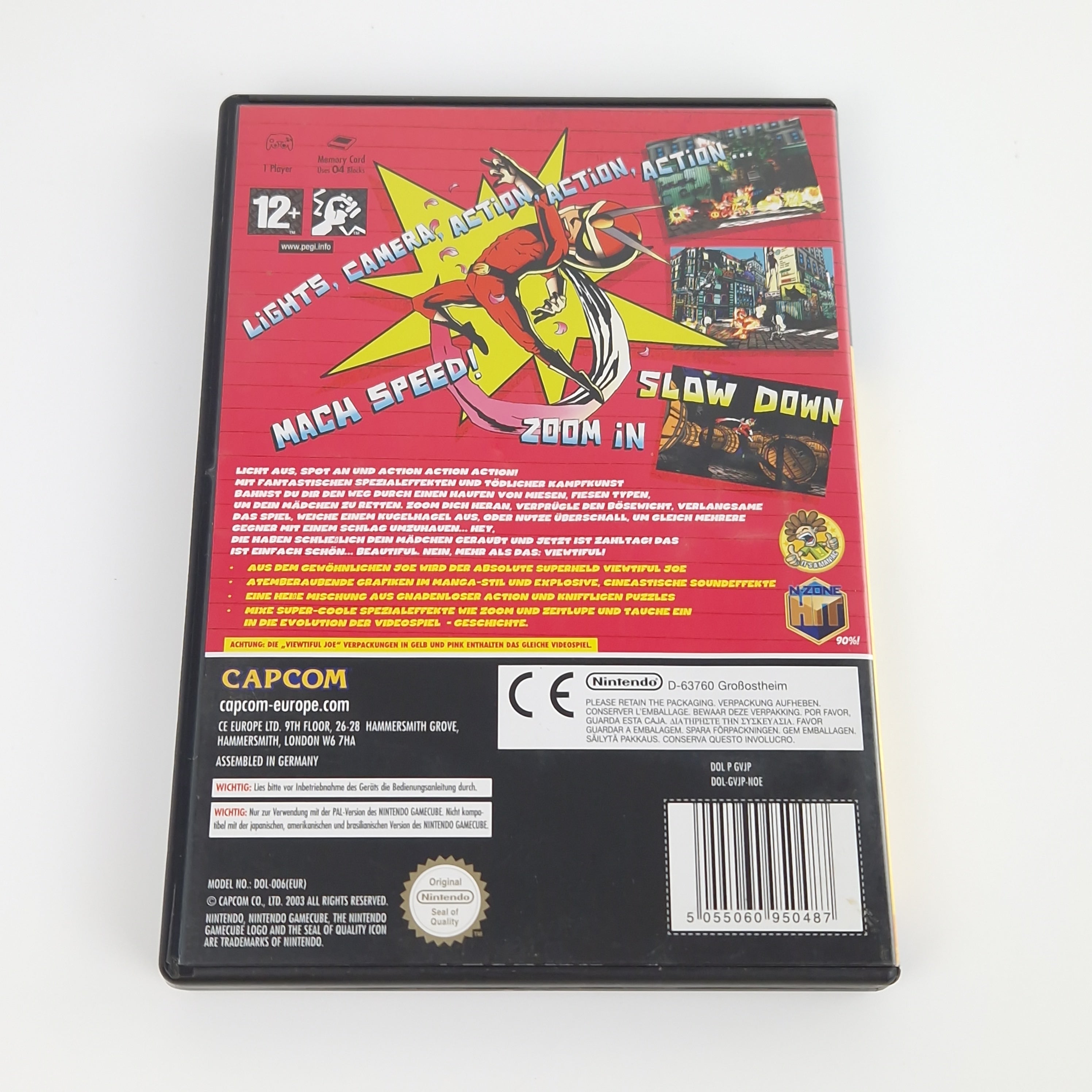 Nintendo Gamecube Spiel : Viewtiful Joe - CD Anleitung OVP | dt PAL