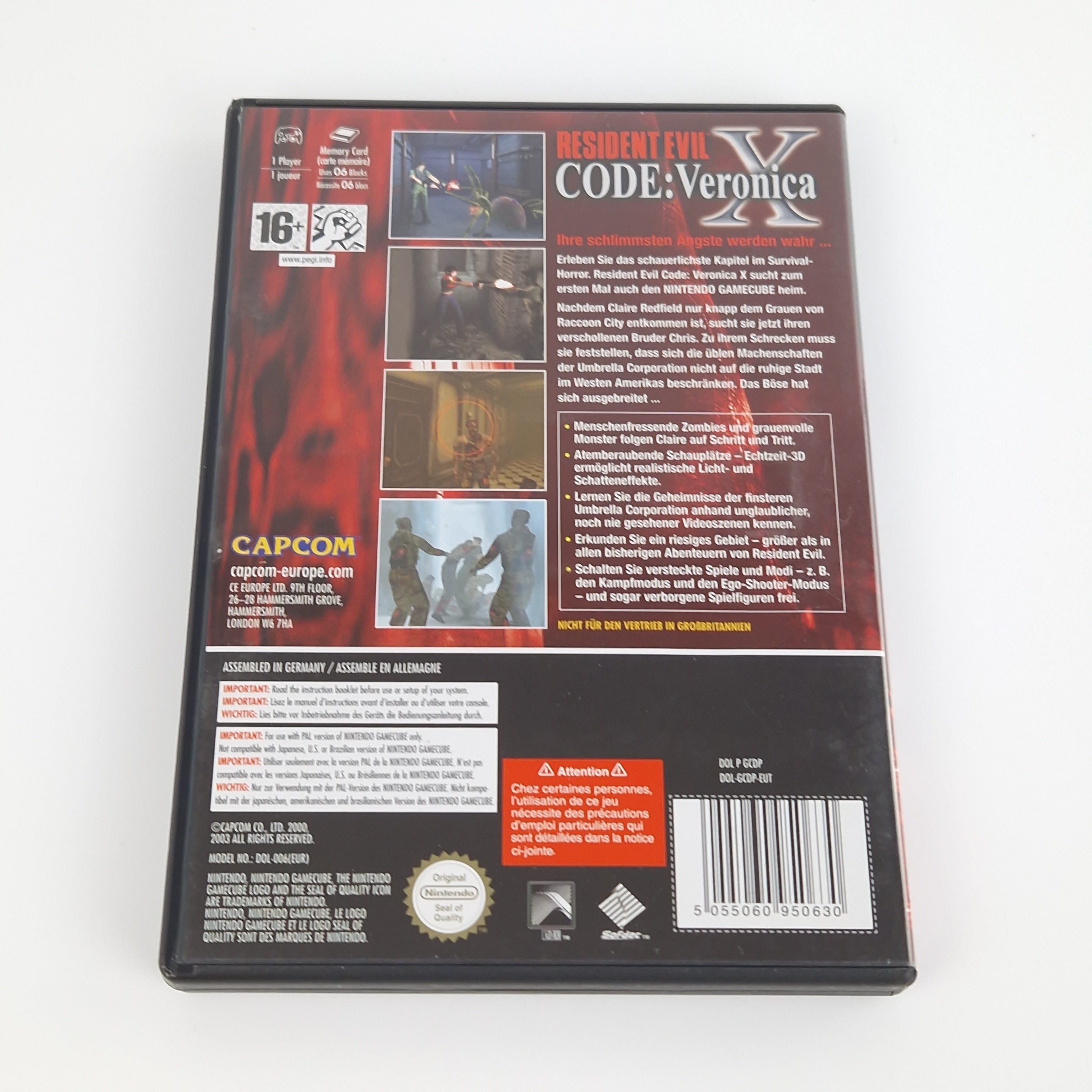 Nintendo Gamecube Spiel : Resident Evil Code: Veronica X - CD Anleitung OVP PAL