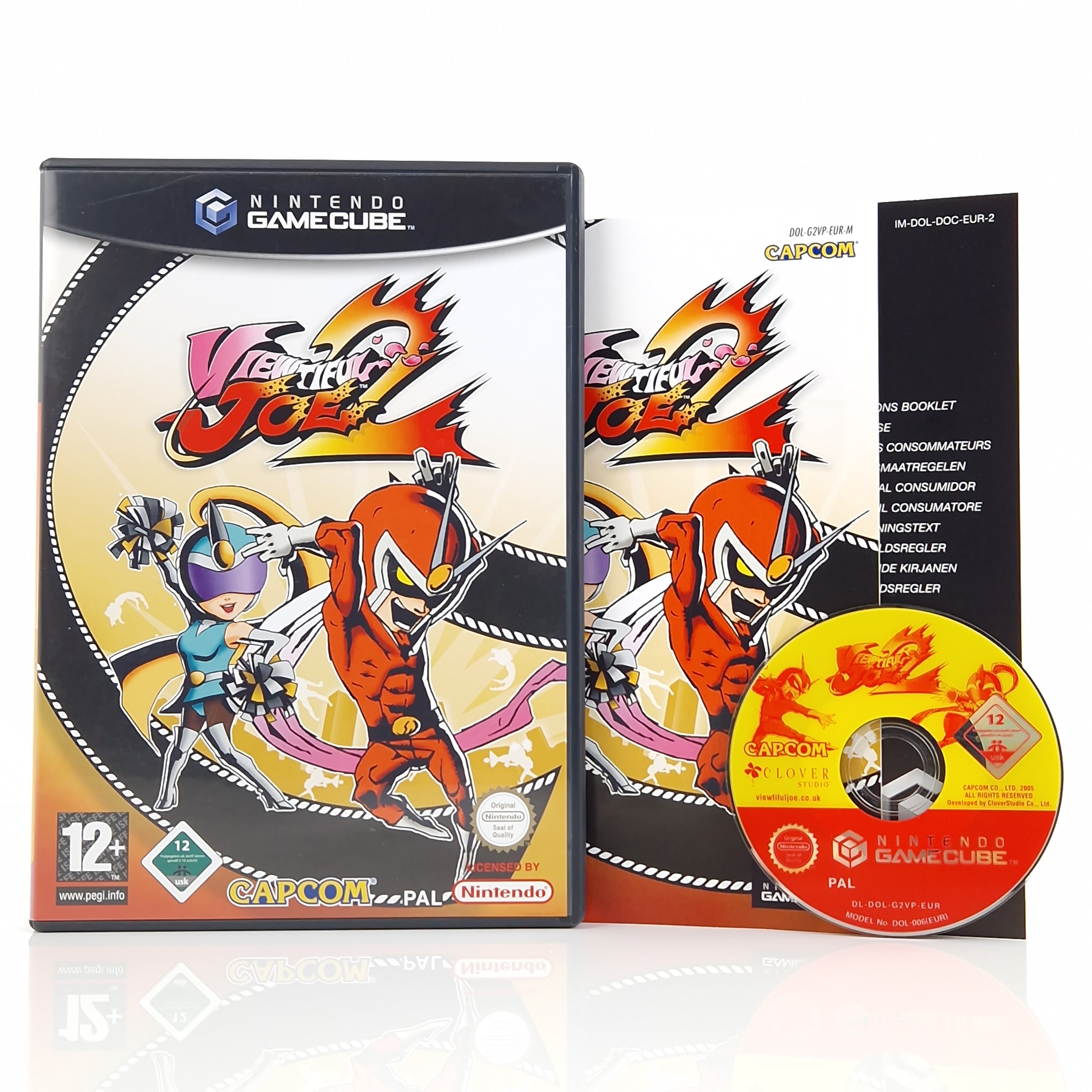 Nintendo Gamecube Spiel : Viewtiful Joe 2 - CD Anleitung OVP PAL