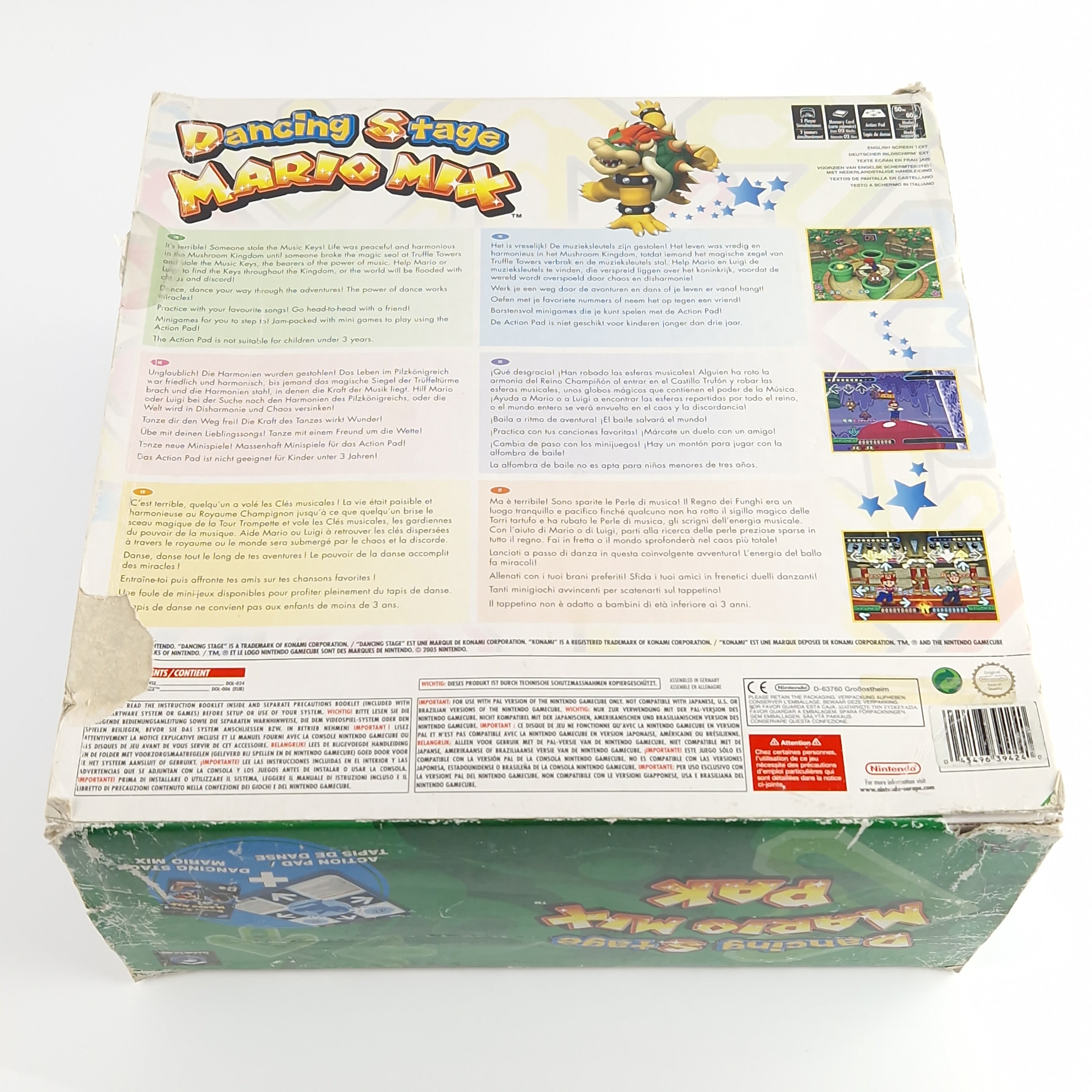 Nintendo Gamecube Spiel : Dancing Stage Mario Mix - Tanzmatte + Spiel OVP PAL