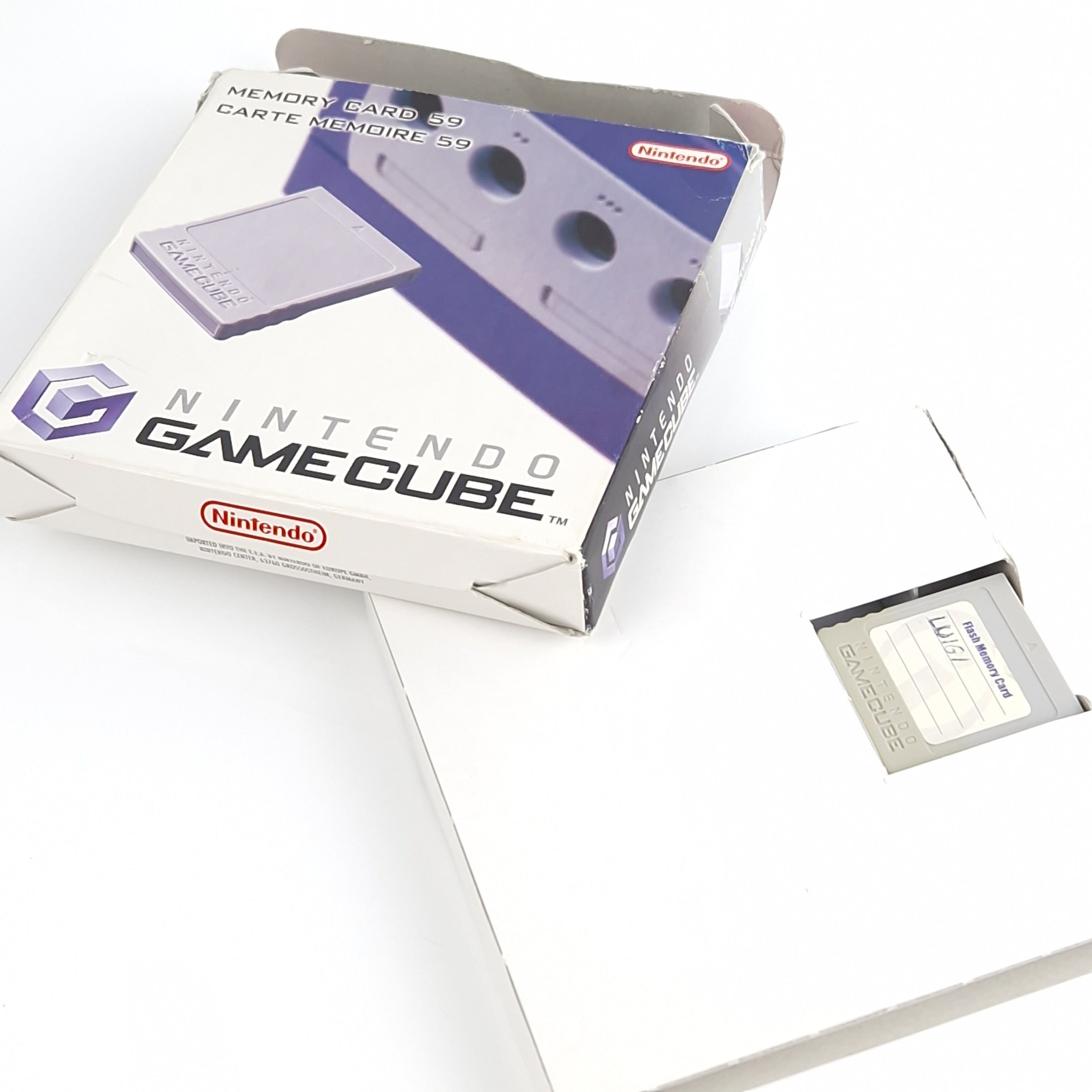 Nintendo Gamecube Zubehör : Memory Card 59 - Speicherkarte OVP PAL