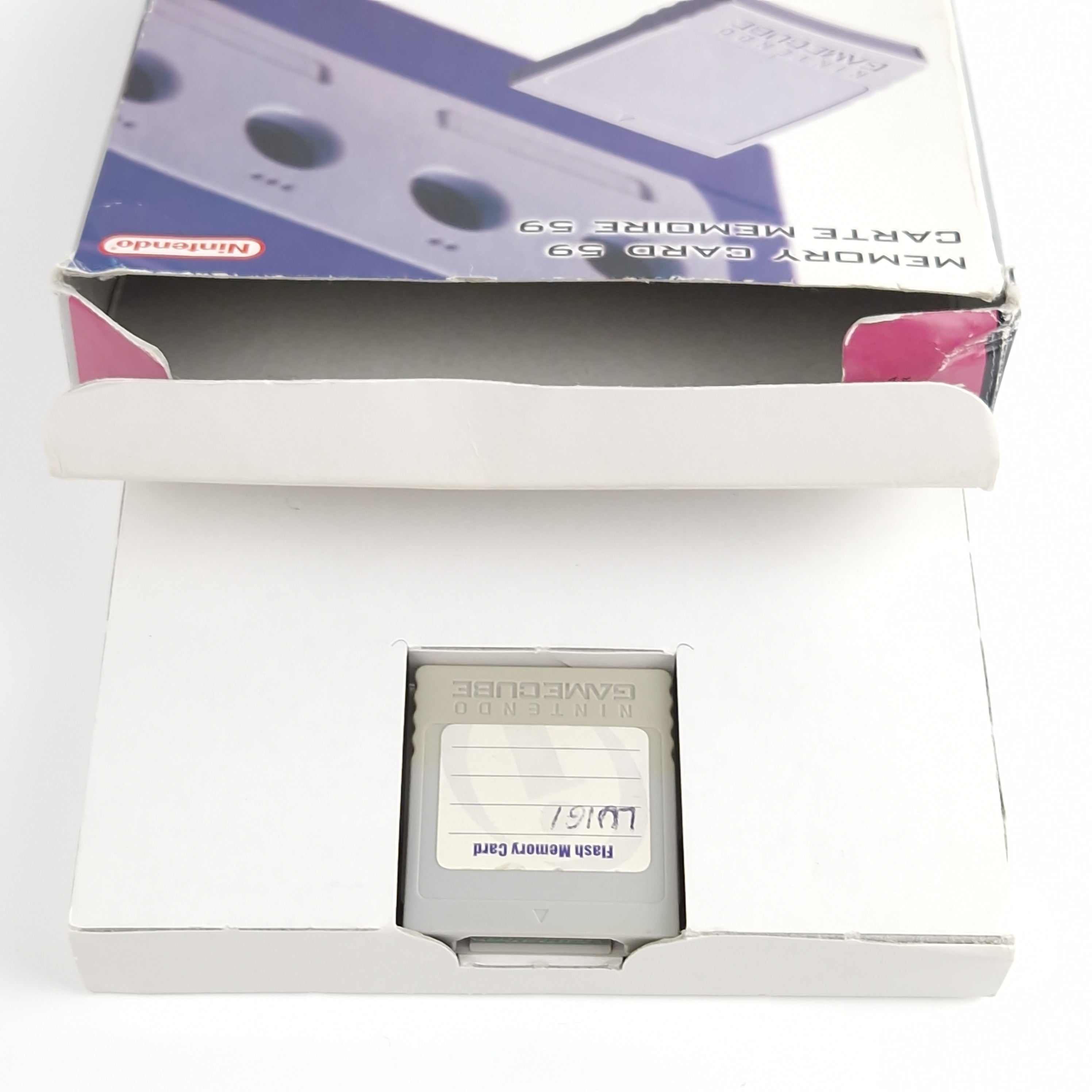 Nintendo Gamecube Zubehör : Memory Card 59 - Speicherkarte OVP PAL