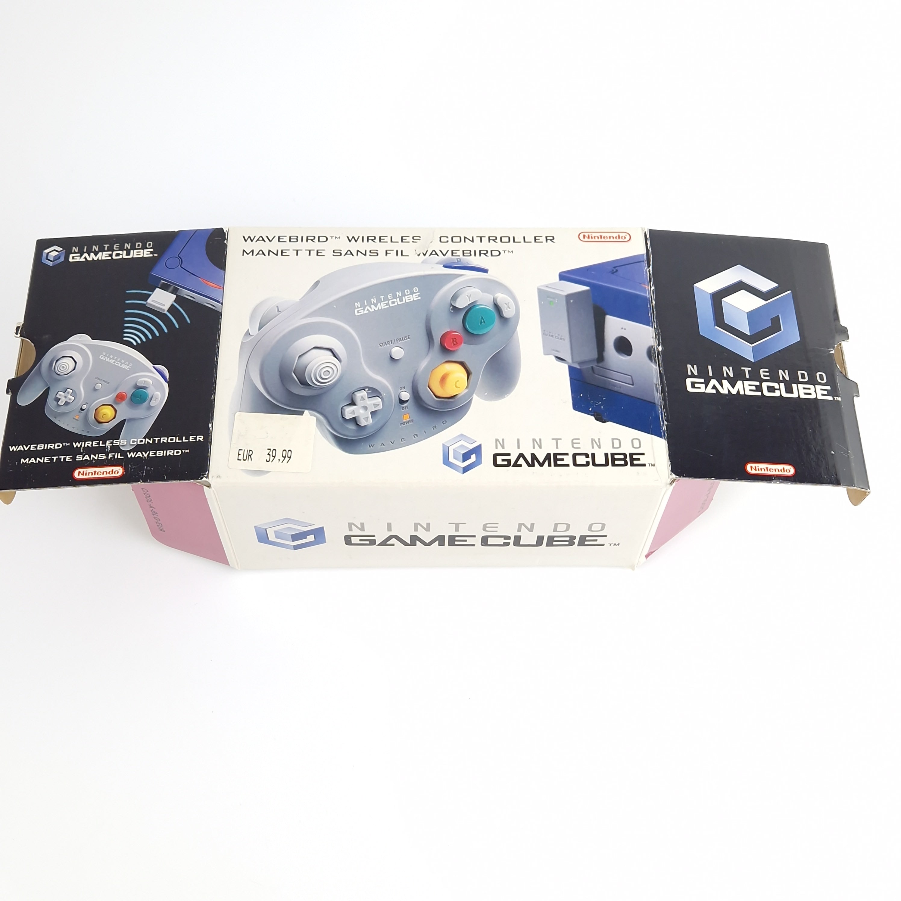 Nintendo Gamecube Zubehör : Wavebird Controller Gamepad Wireless - OVP PAL