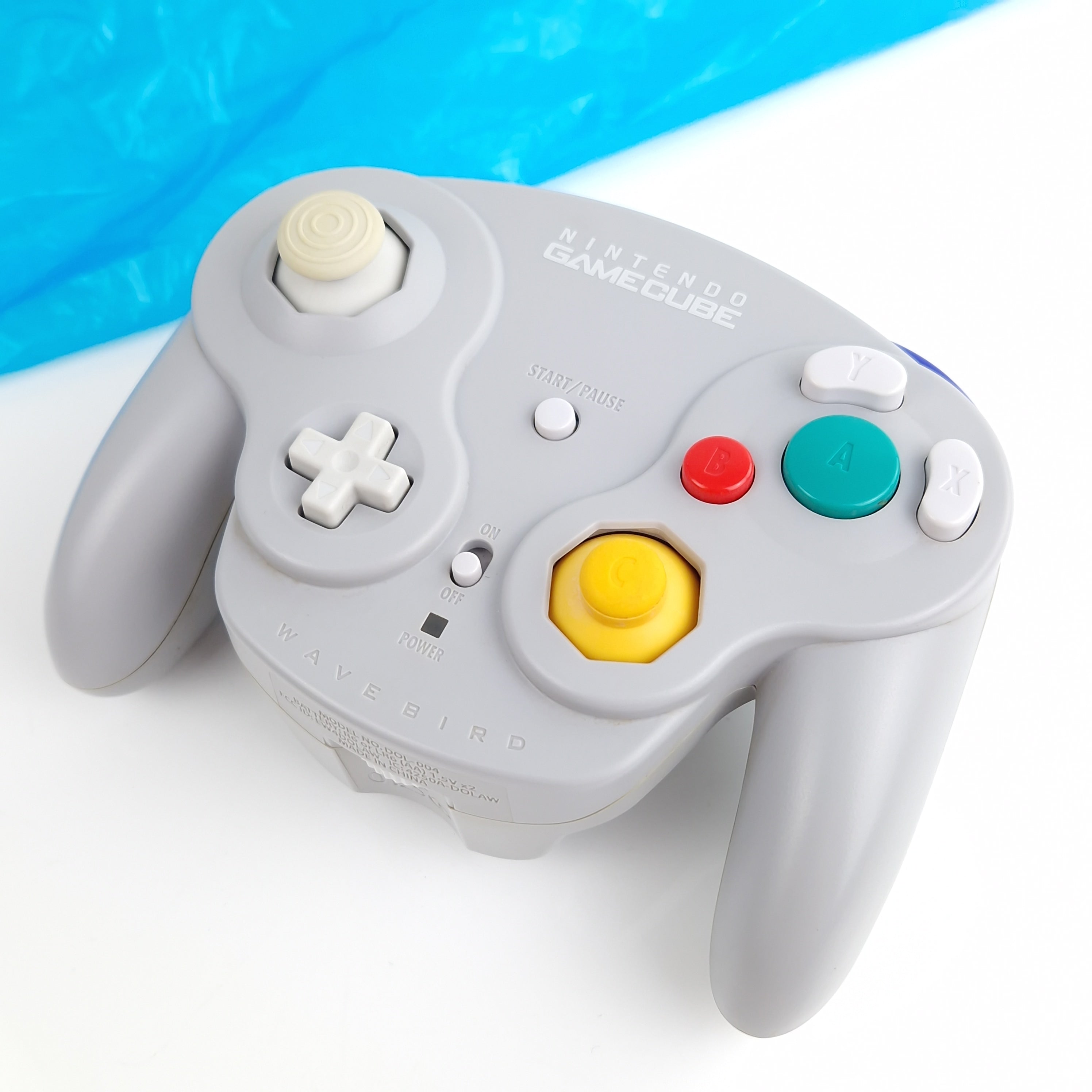 Nintendo Gamecube Zubehör : Wavebird Controller Gamepad Wireless - OVP PAL