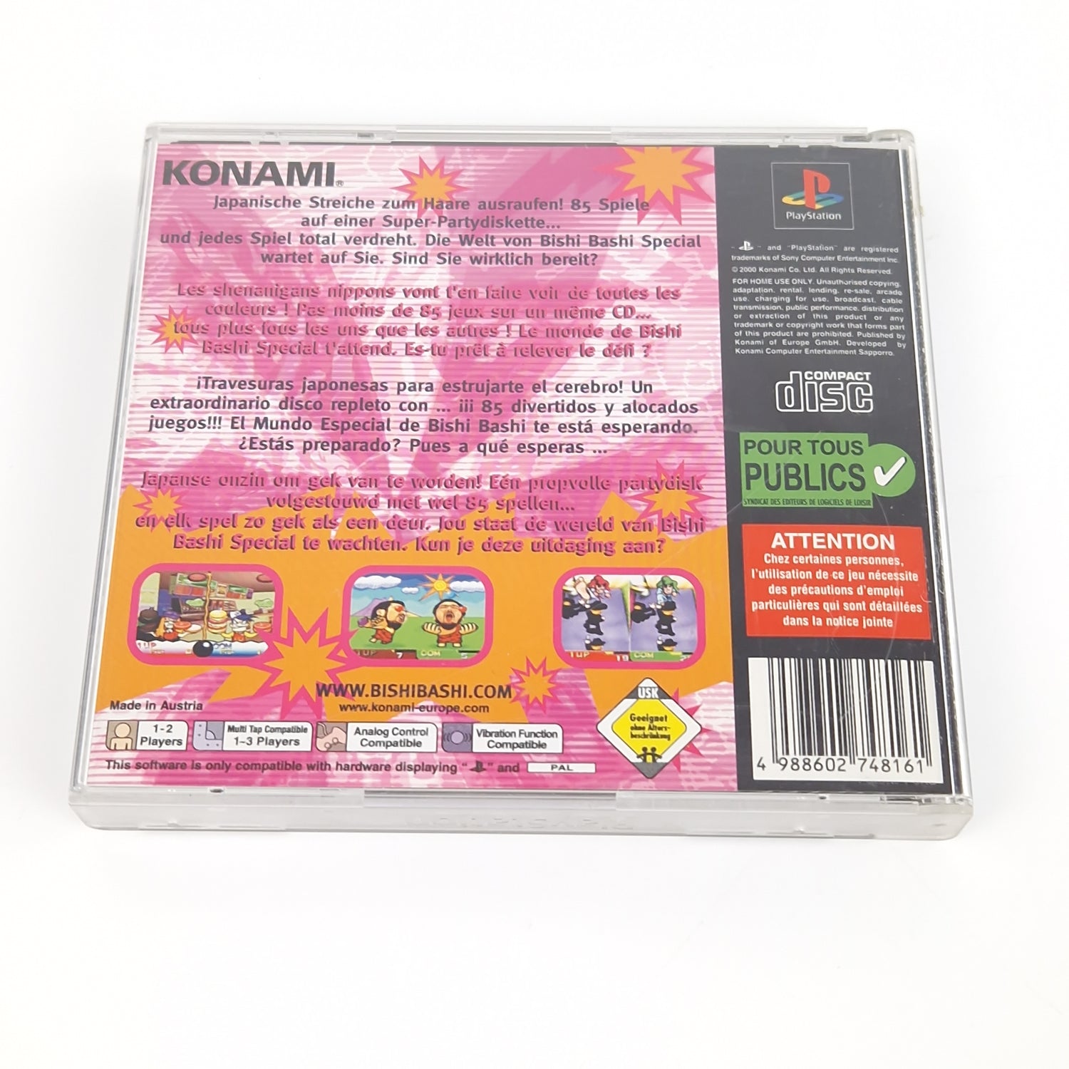 Playstation 1 Spiel : Bishi Bashi Special - Sony PS1 PSX PSone | CD Anl. OVP PAL