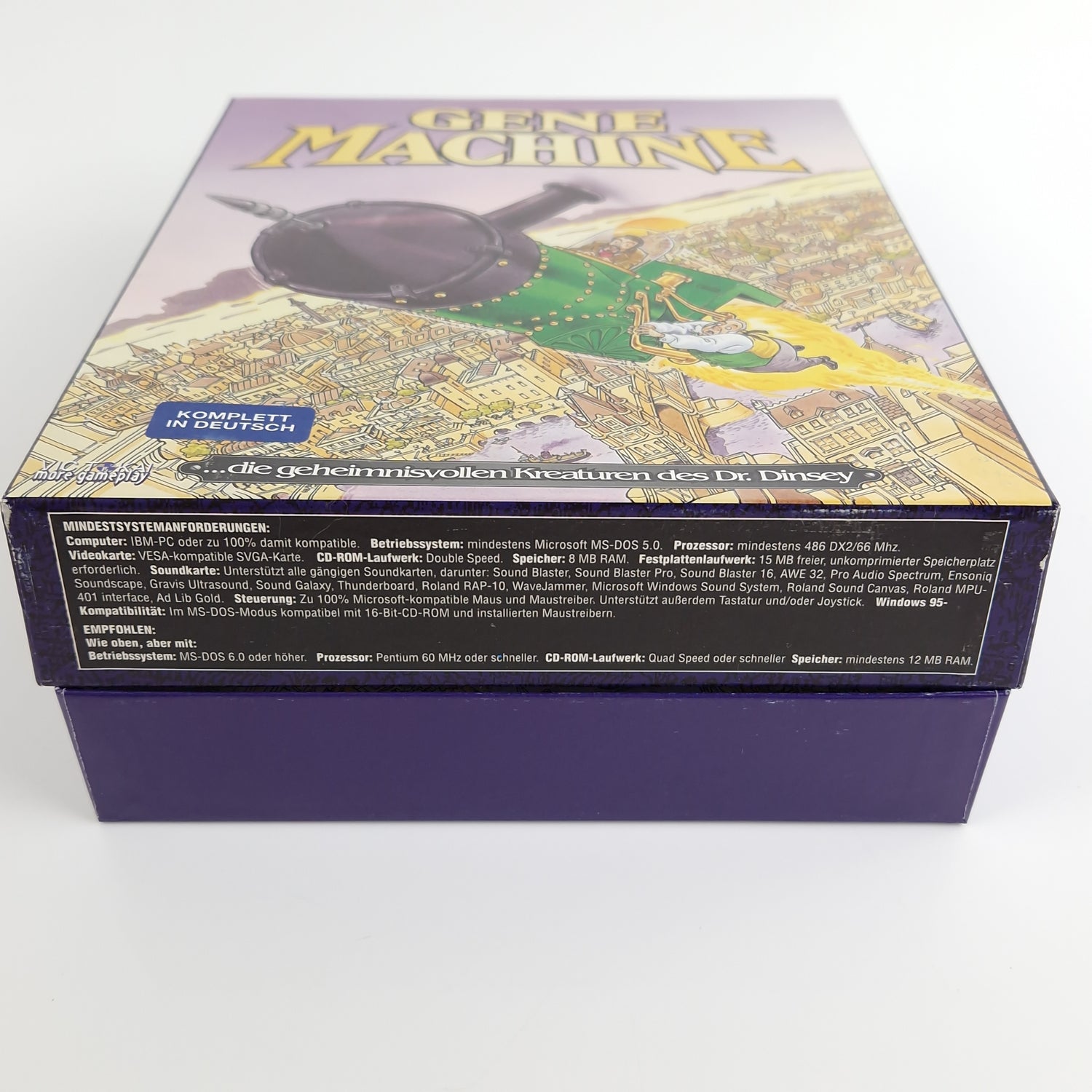 PC Spiel : GENE Machine - Computer CD-ROM Big Box OVP PAL EUROBOX
