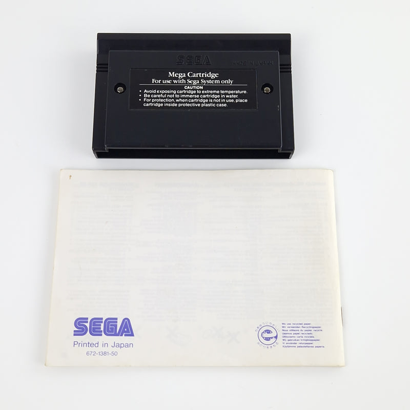 Sega Master System Spiel : The Flash - Modul Anleitung OVP | MS PAL Cartridge