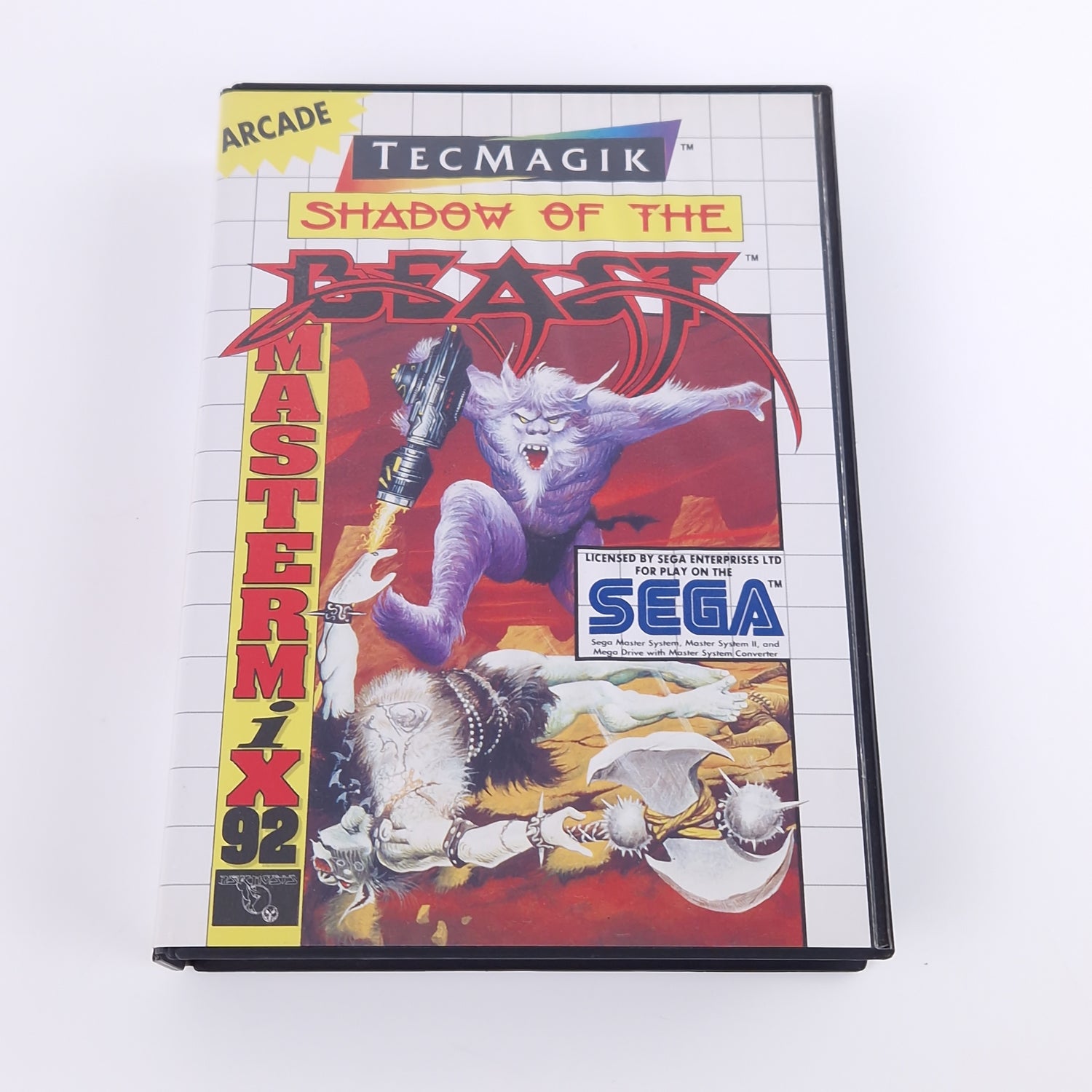 Sega Master System Spiel : Shadow of the Beast - Modul OVP Anleitung PAL MS