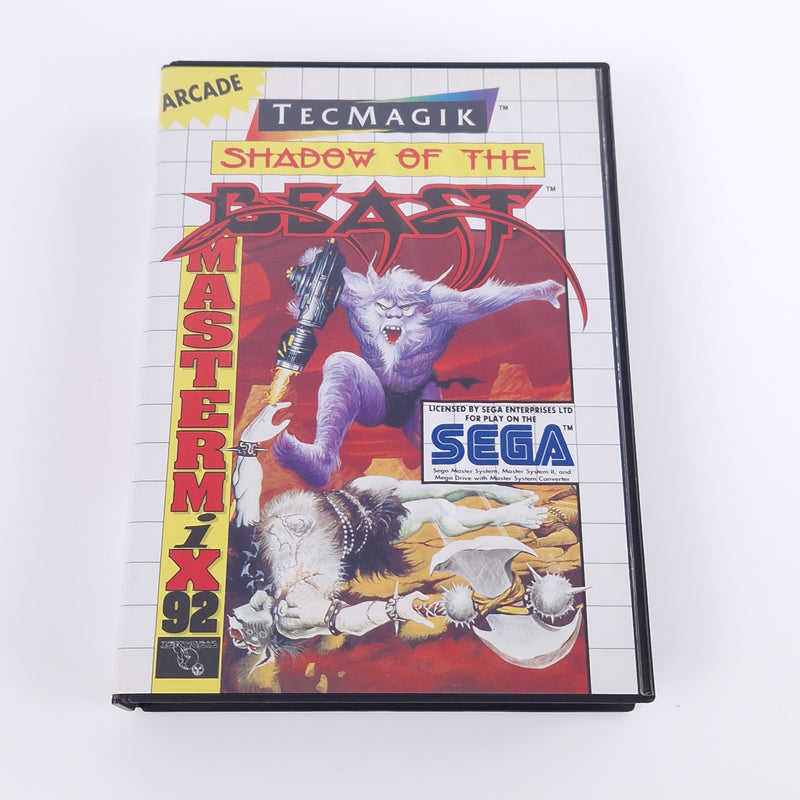 Sega Master System Spiel : Shadow of the Beast - Modul OVP Anleitung PAL MS