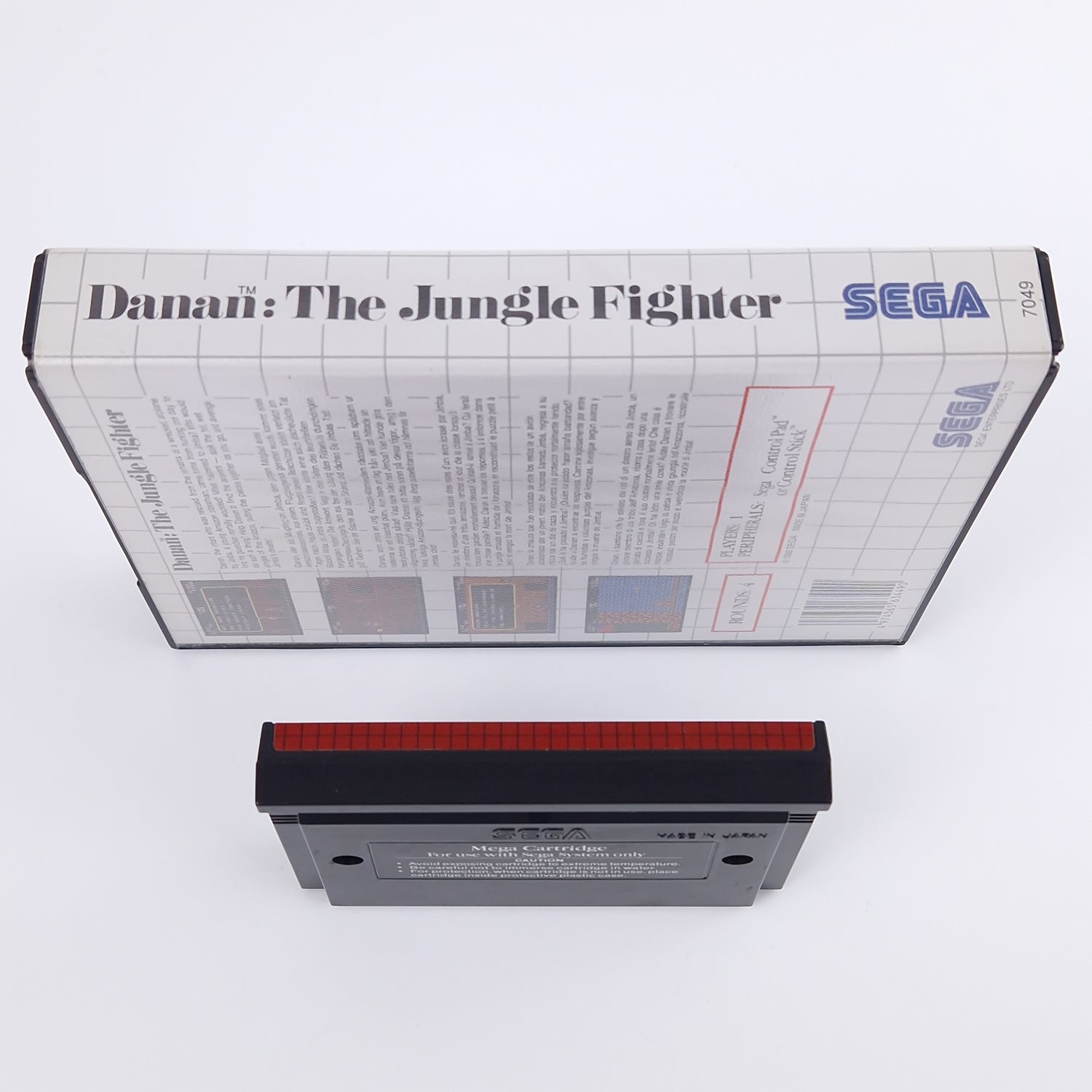 Sega Master System Spiel : Danan The Jungle Fighter - Modul OVP Anleitung PAL