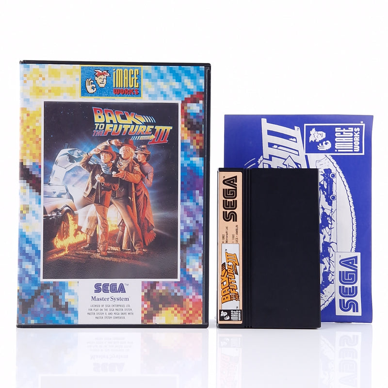 Sega Master System Spiel : Back to the Future III - Modul Anleitung OVP | PAL MS