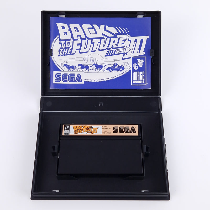 Sega Master System Spiel : Back to the Future III - Modul Anleitung OVP | PAL MS