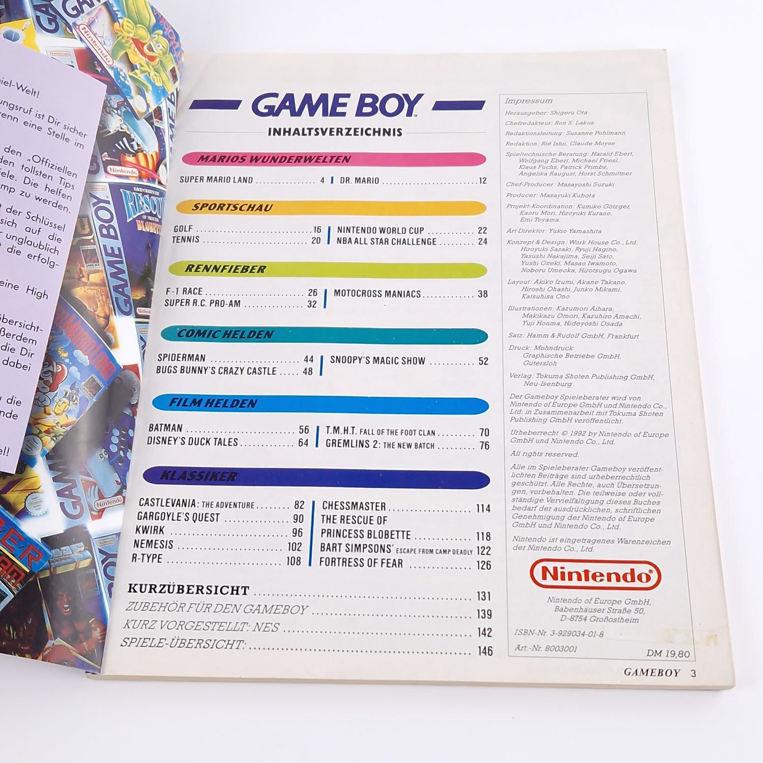 Der offizielle Nintendo Gameboy Spieleberater  - Game Boy Lösungsbuch Guide Book