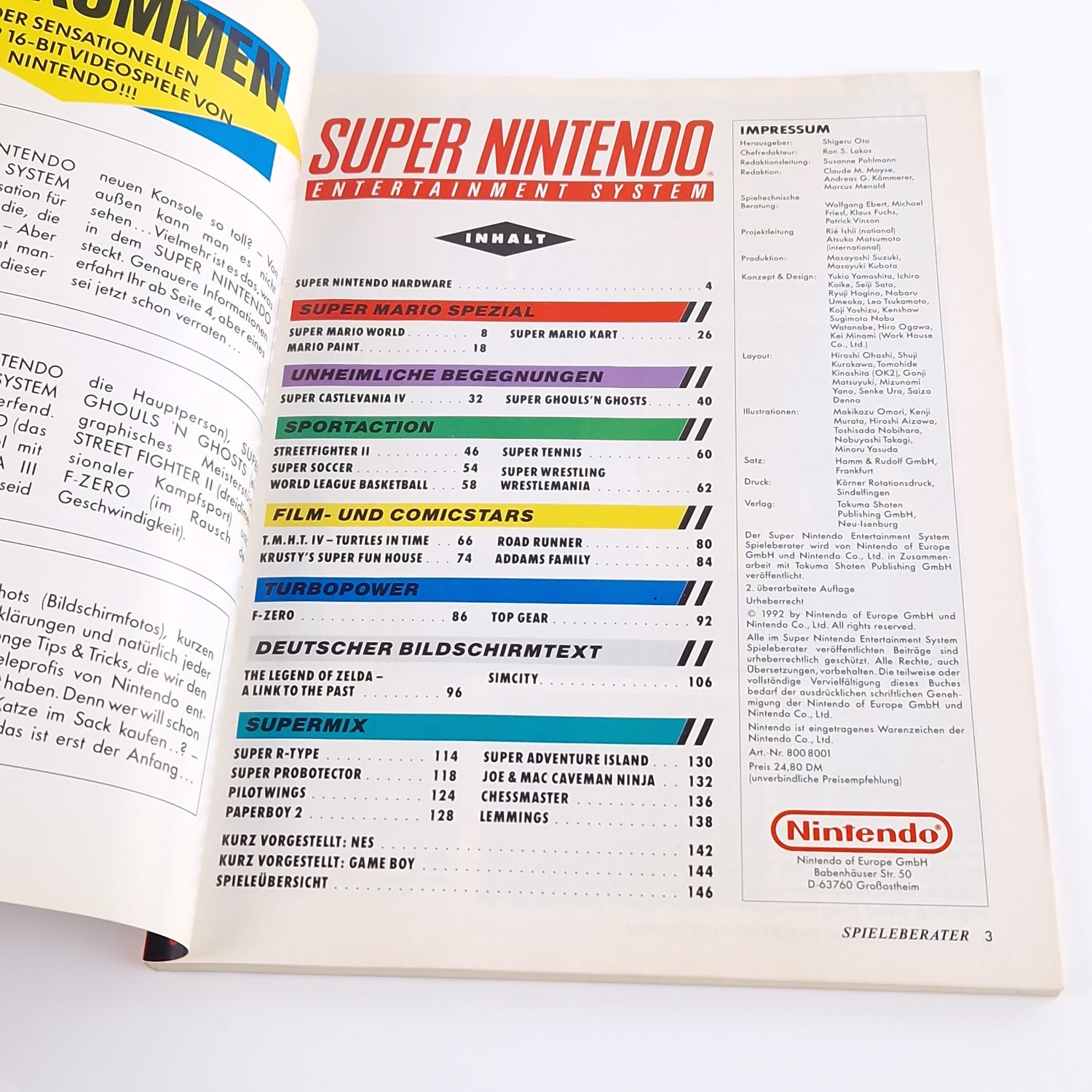 Der offizielle Super Nintendo Spieleberater - Guide Book Lösungsbuch SNES