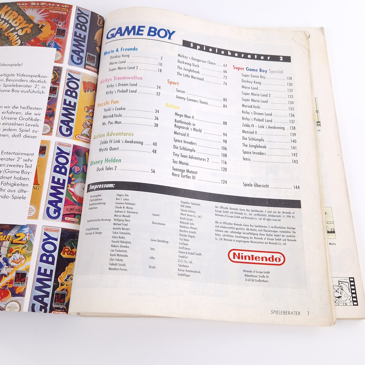Der offizielle Game Boy Spieleberater 2 - Guide Book Lösungsbuch GB Gameboy