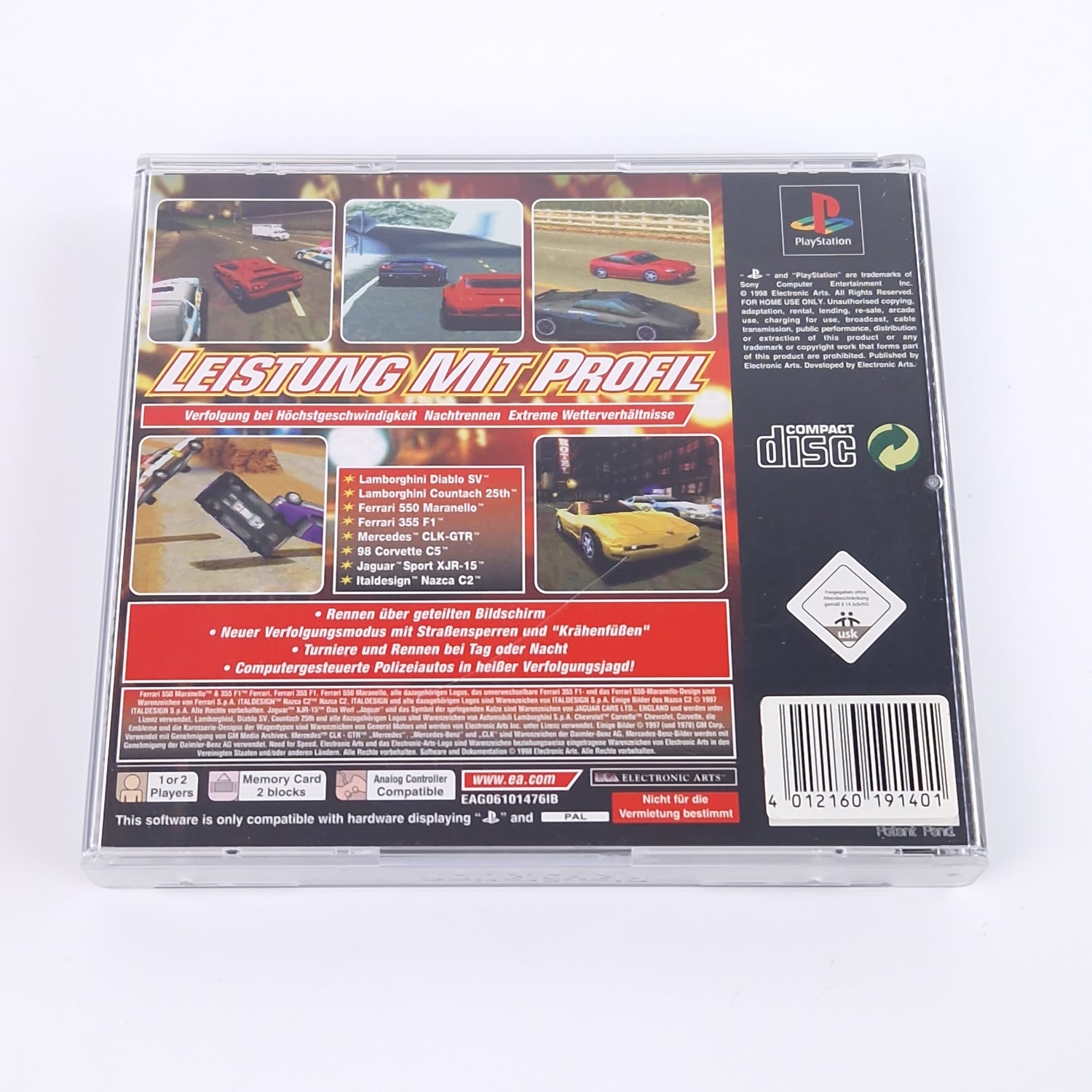 Playstation 1 Spiel : Need for Speed III Hot Pursuit - CD Anleitung OVP | PS1