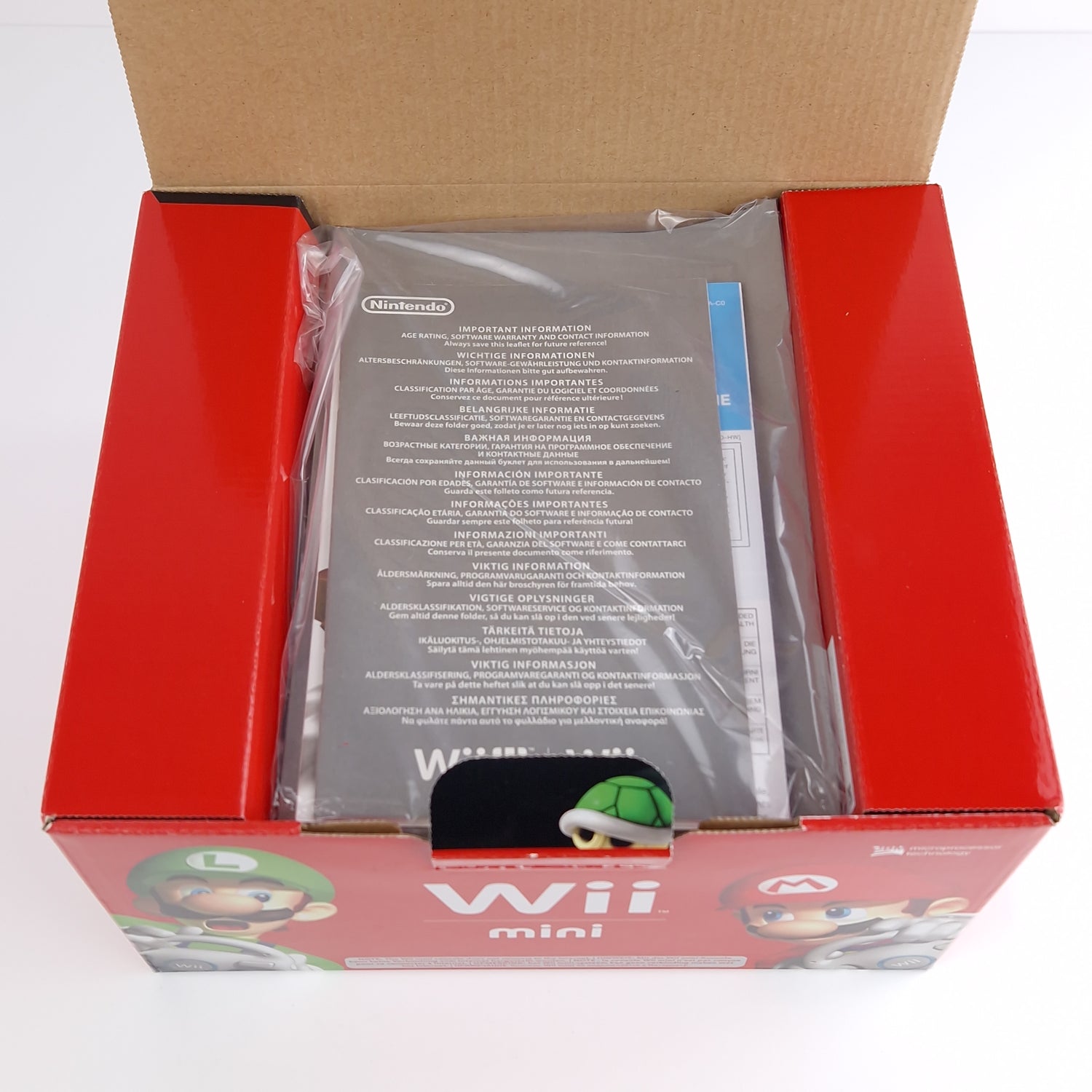 Nintendo Wii Mini Konsole Mario Kart Bundle - unbenutzt NEW NEU OVP Console [2]