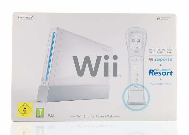 Nintendo Wii Konsole : Wii Sports + Sports Resort Bundle - unbenutzt NEW NEU OVP