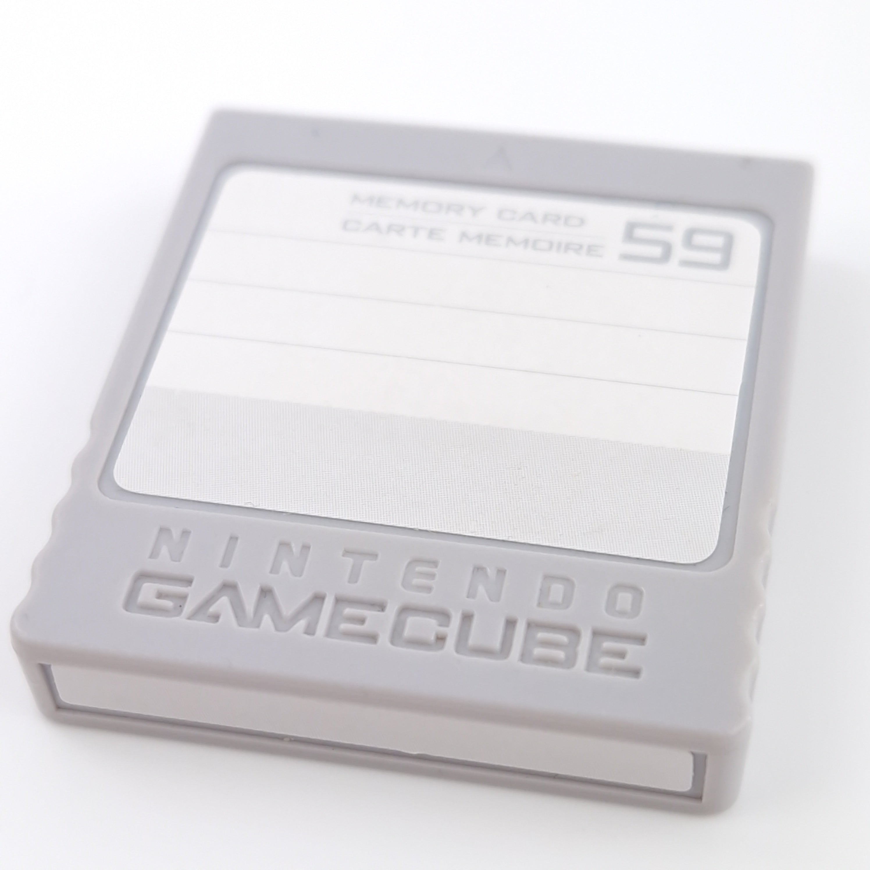 Nintendo Gamecube Zubehör : Original Speicherkarte Grau - Memory Card PAL