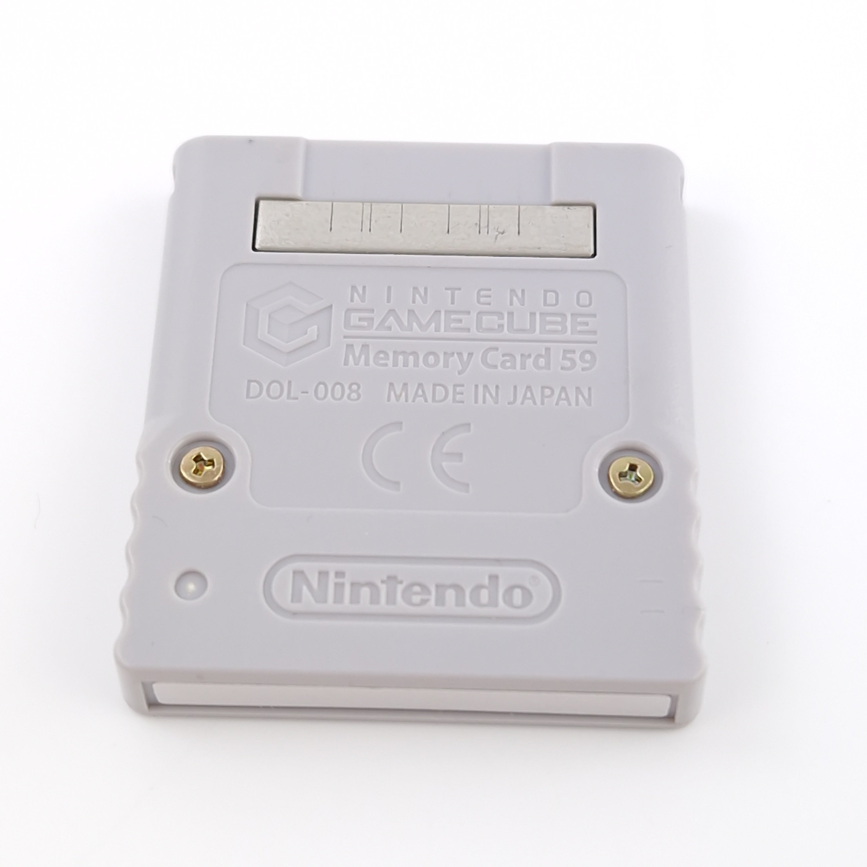 Nintendo Gamecube Zubehör : Original Speicherkarte Grau - Memory Card PAL