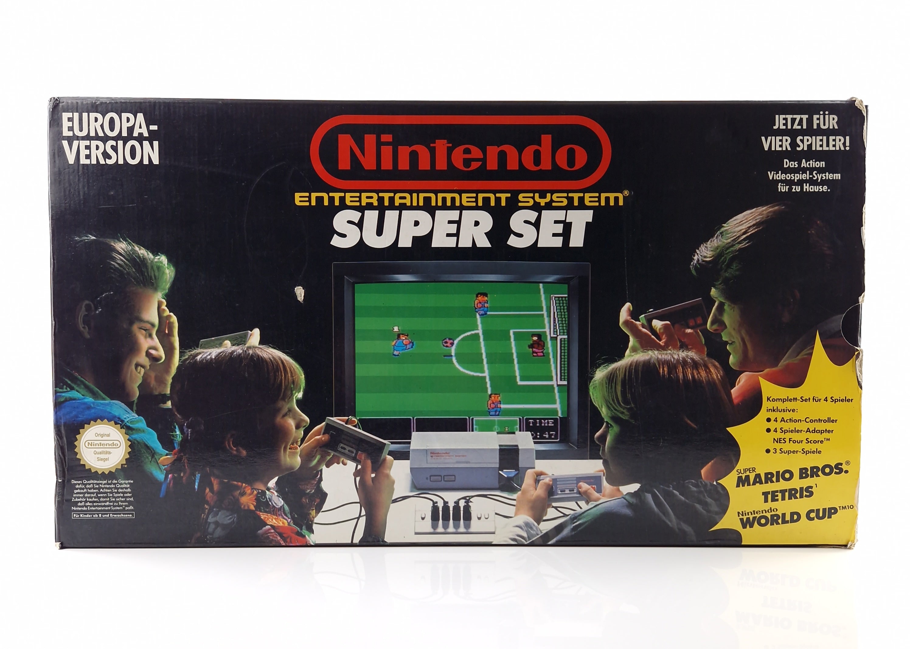Nintendo NES Konsole : Super Set 4 Players Bundle - OVP defekt unvollständig