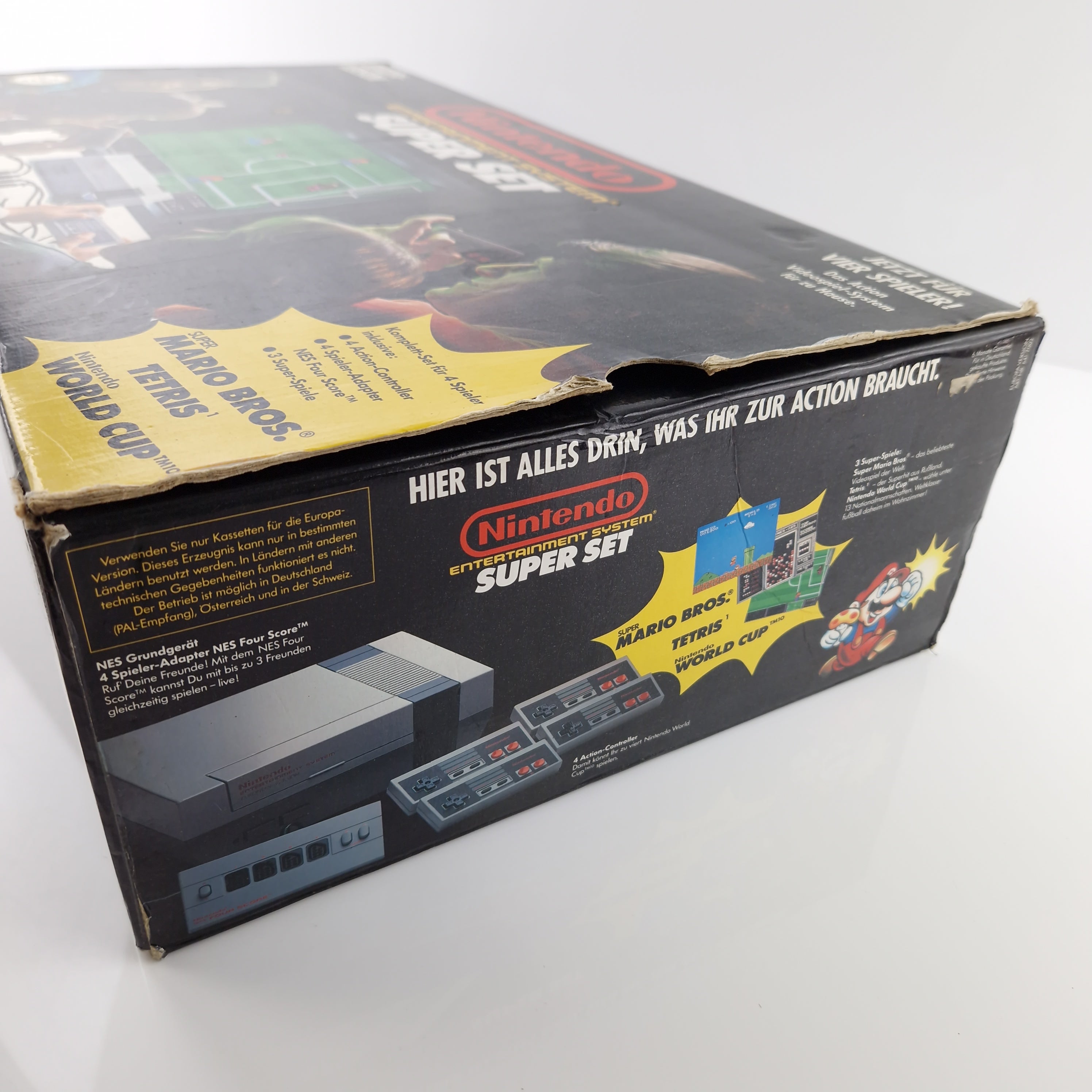 Nintendo NES Konsole : Super Set 4 Players Bundle - OVP defekt unvollständig