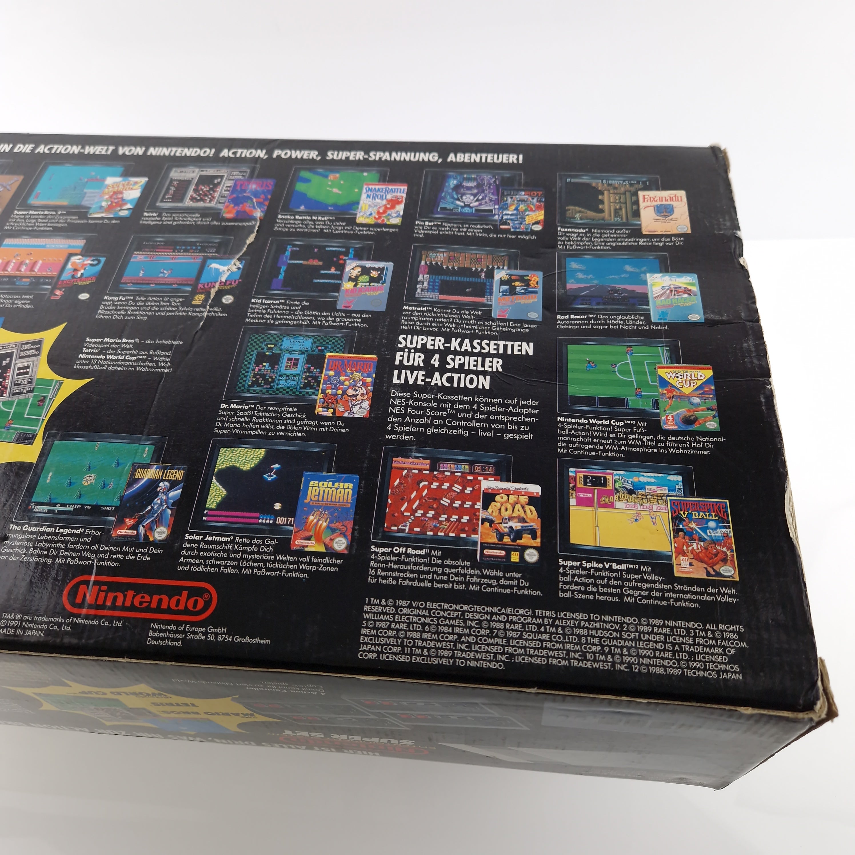 Nintendo NES Konsole : Super Set 4 Players Bundle - OVP defekt unvollständig