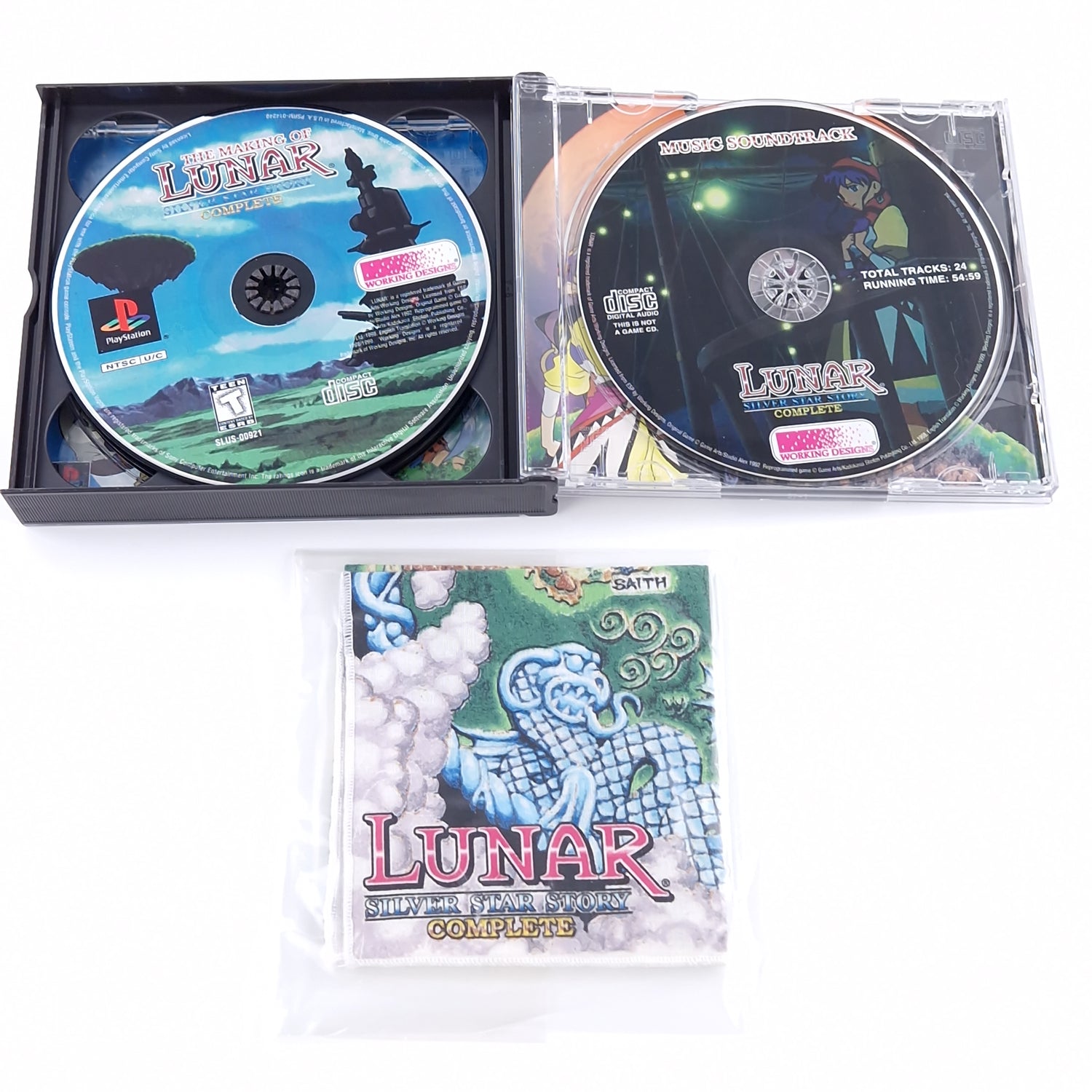 Playstation 1 Spiel : Lunar Silver Star Story Complete - NTSC-U/C USA PS1 PSX