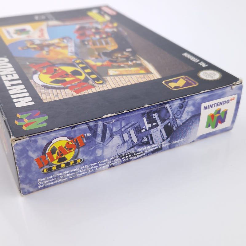 Nintendo 64 Spiel : Blast Corps - Modul Anleitung OVP cib / N64 PAL