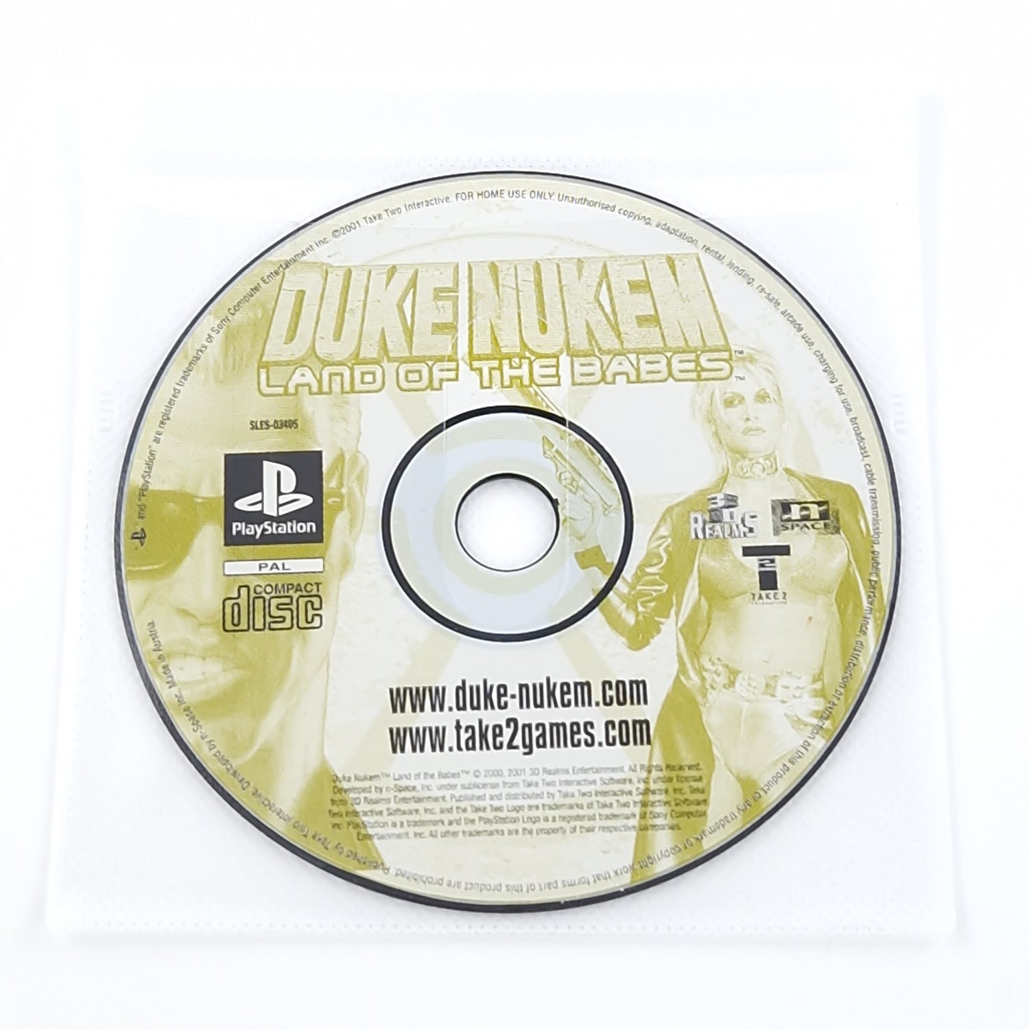 Playstation 1 Spiel : Duke Nukem Land of the Babes lose PS1 PSX CD ohne OVP PAL