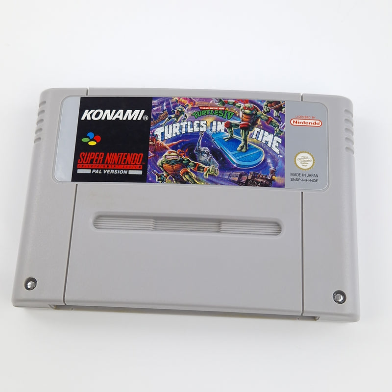 Super Nintendo Spiel : Turtles IV Turtles in Time - SNES Modul OVP PAL NOE