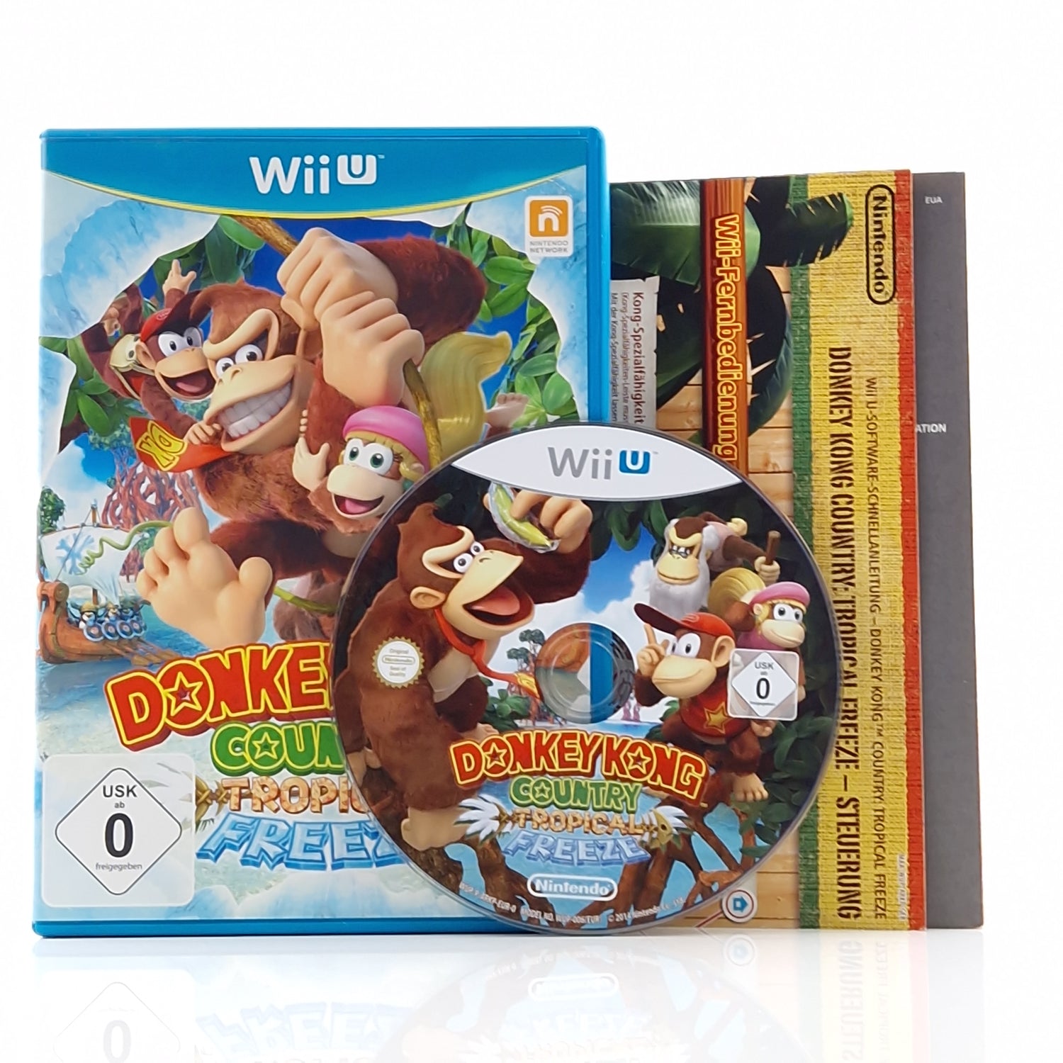 Nintendo Wii U Spiel : Donkey Kong Country Tropical Freeze - CD Anleitung OVP