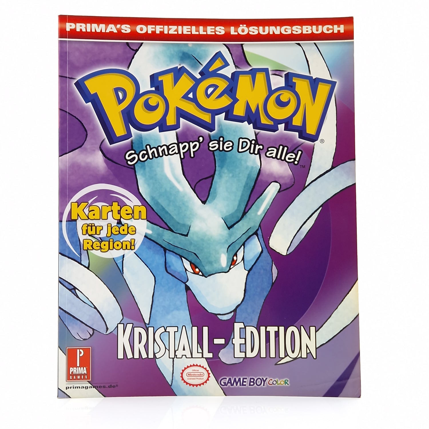 Nintendo Gameboy Advance Spieleberater : Pokemon Kristall Edition - Lösungsbuch