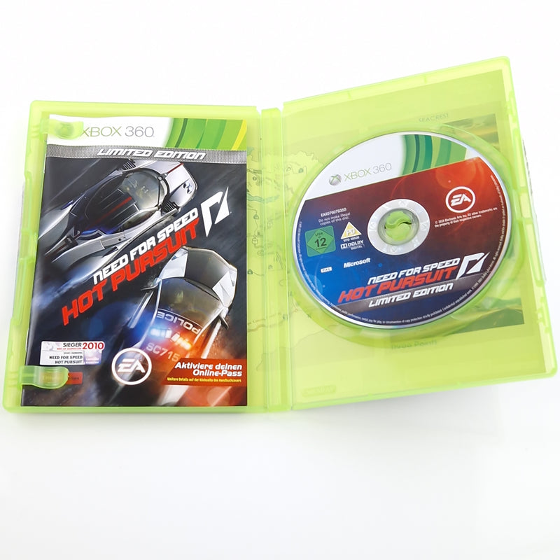 Xbox 360 Spiel : Need for Speed Hot Pursuit Limited - CD Disk Anleitung OVP PAL