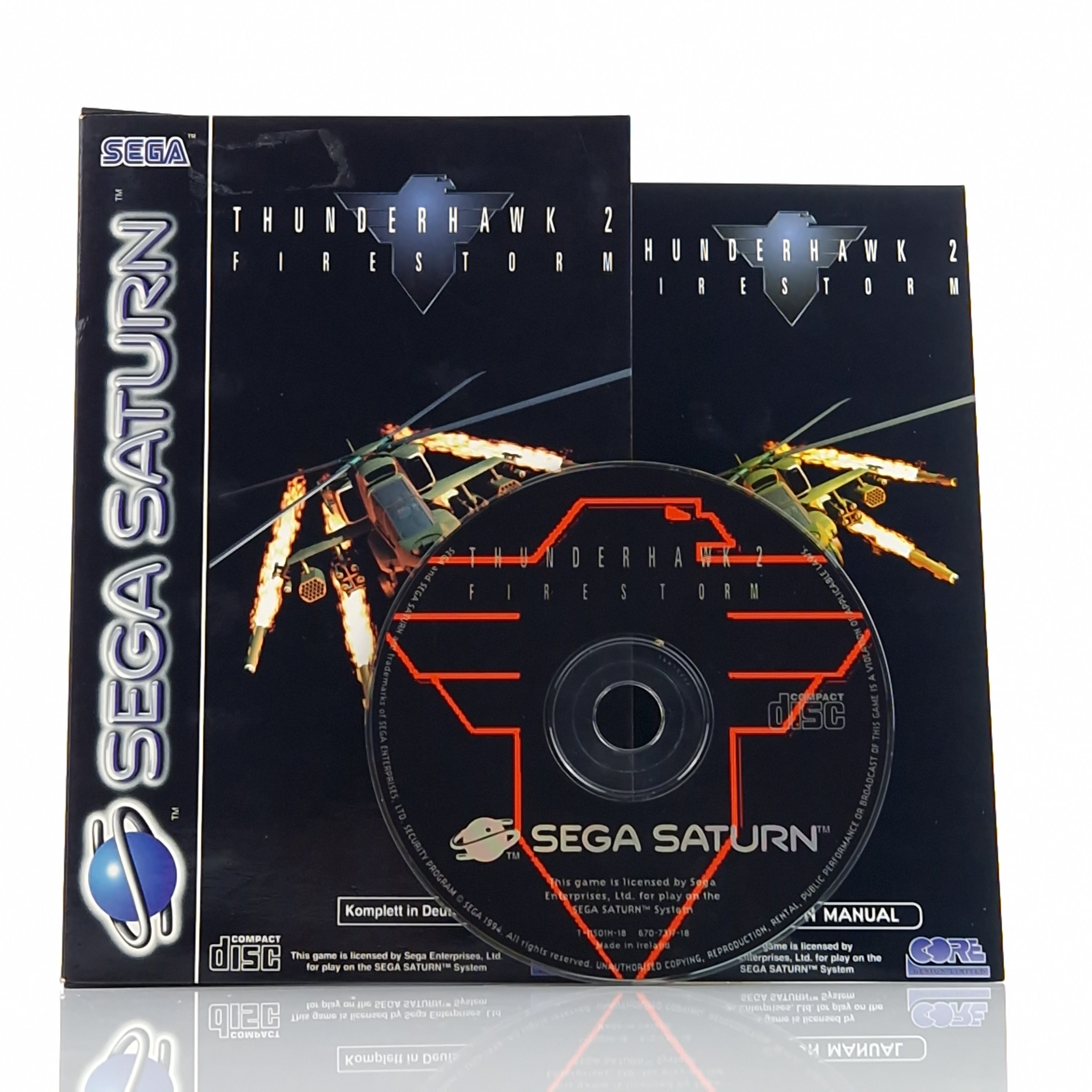 Sega Saturn Spiel – Firestorm Thunderhawk 2 OVP PAL