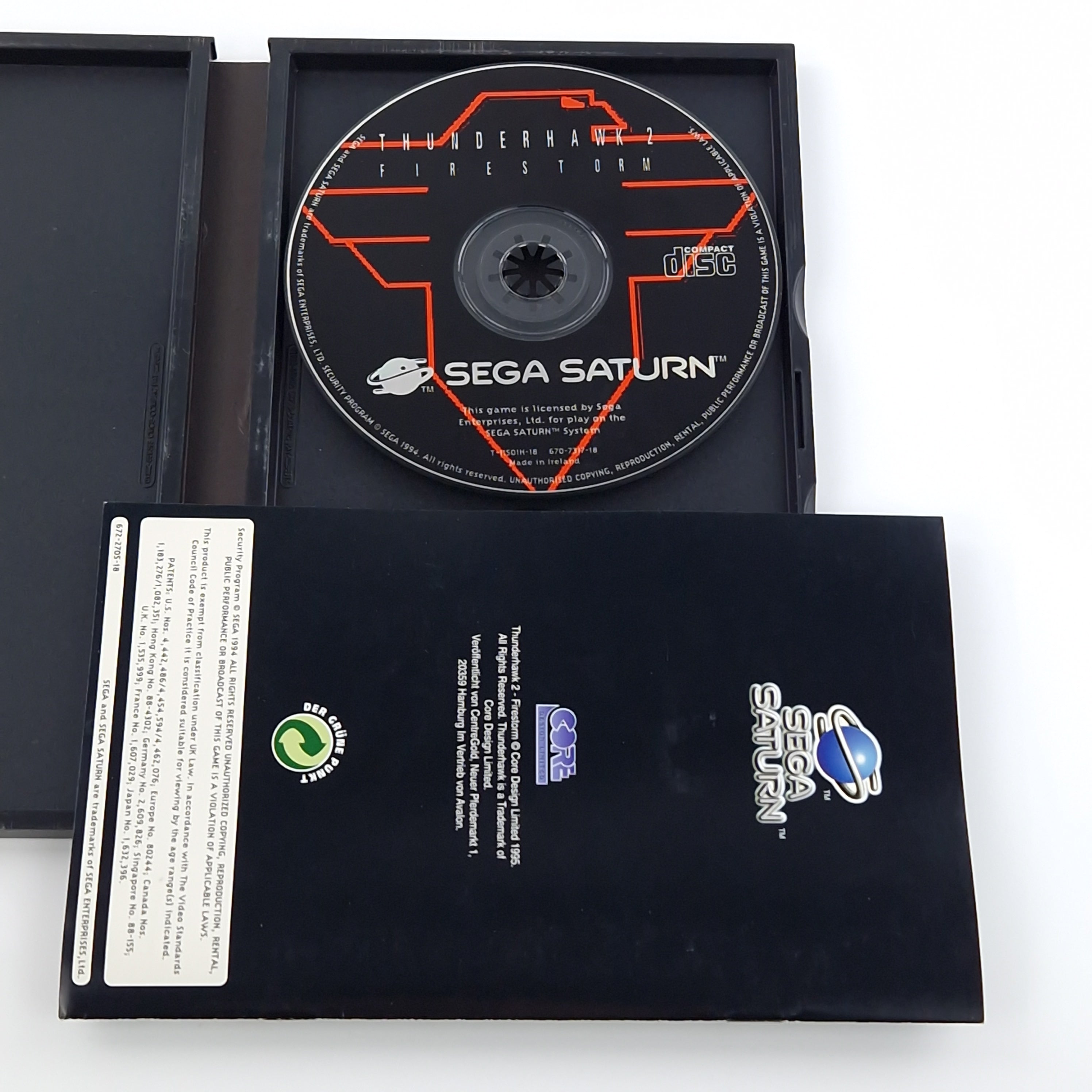Sega Saturn Spiel – Firestorm Thunderhawk 2 OVP PAL