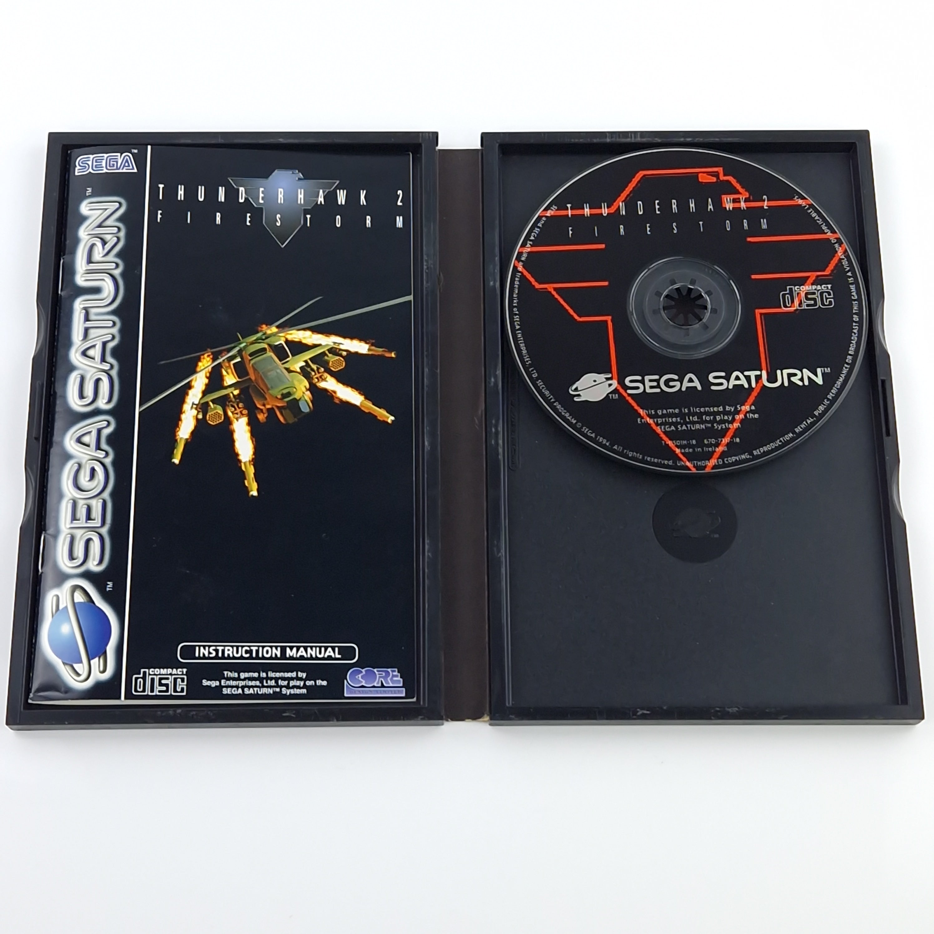 Sega Saturn Spiel – Firestorm Thunderhawk 2 OVP PAL