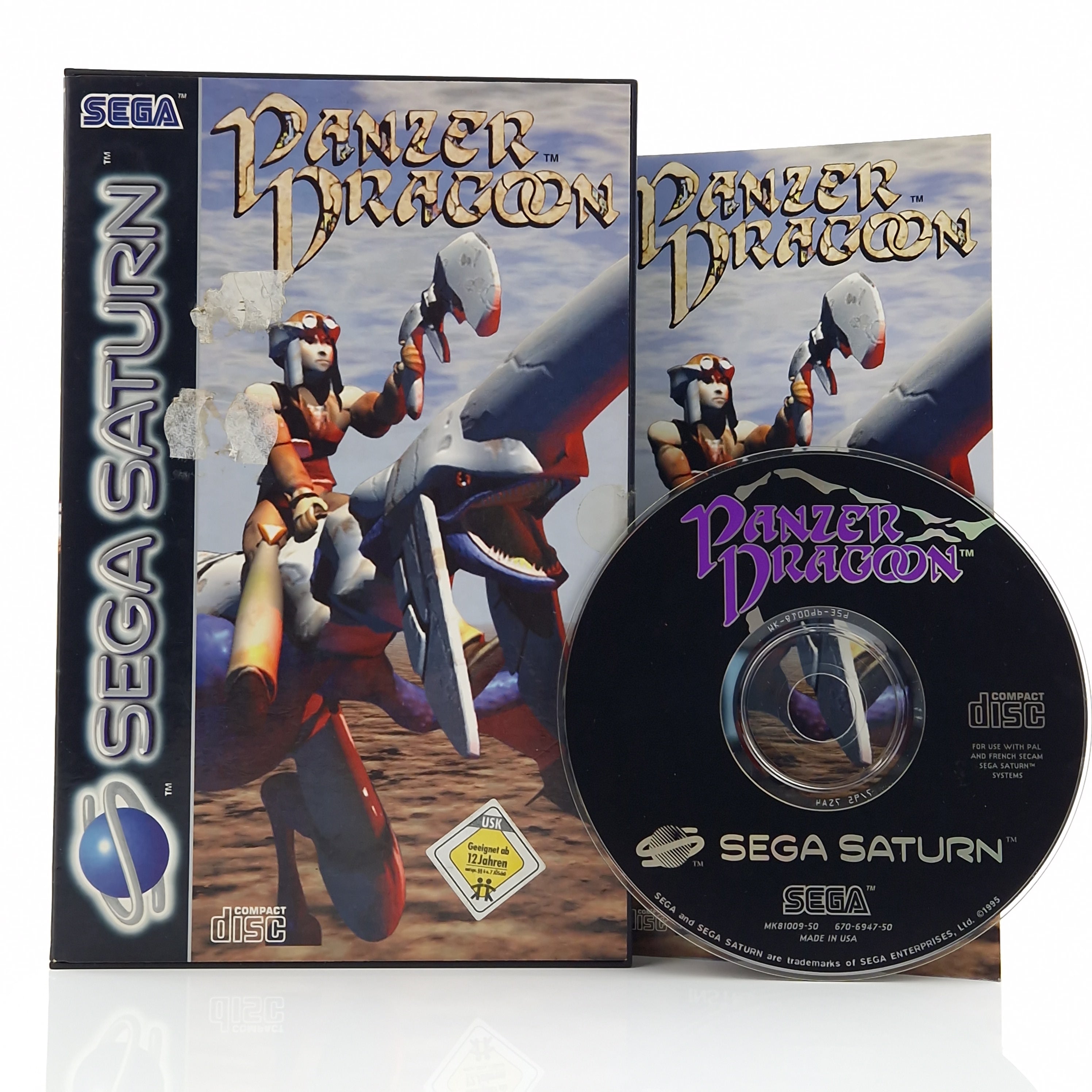 Sega Saturn Spiel – Panzer Dragoon OVP PAL