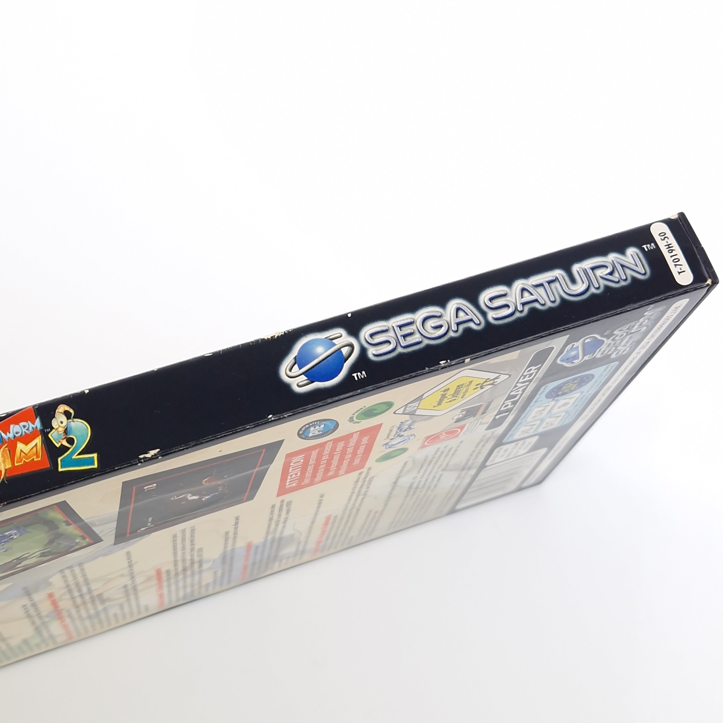Sega Saturn Spiel – Earthworm Jim 2 OVP PAL Anleitung