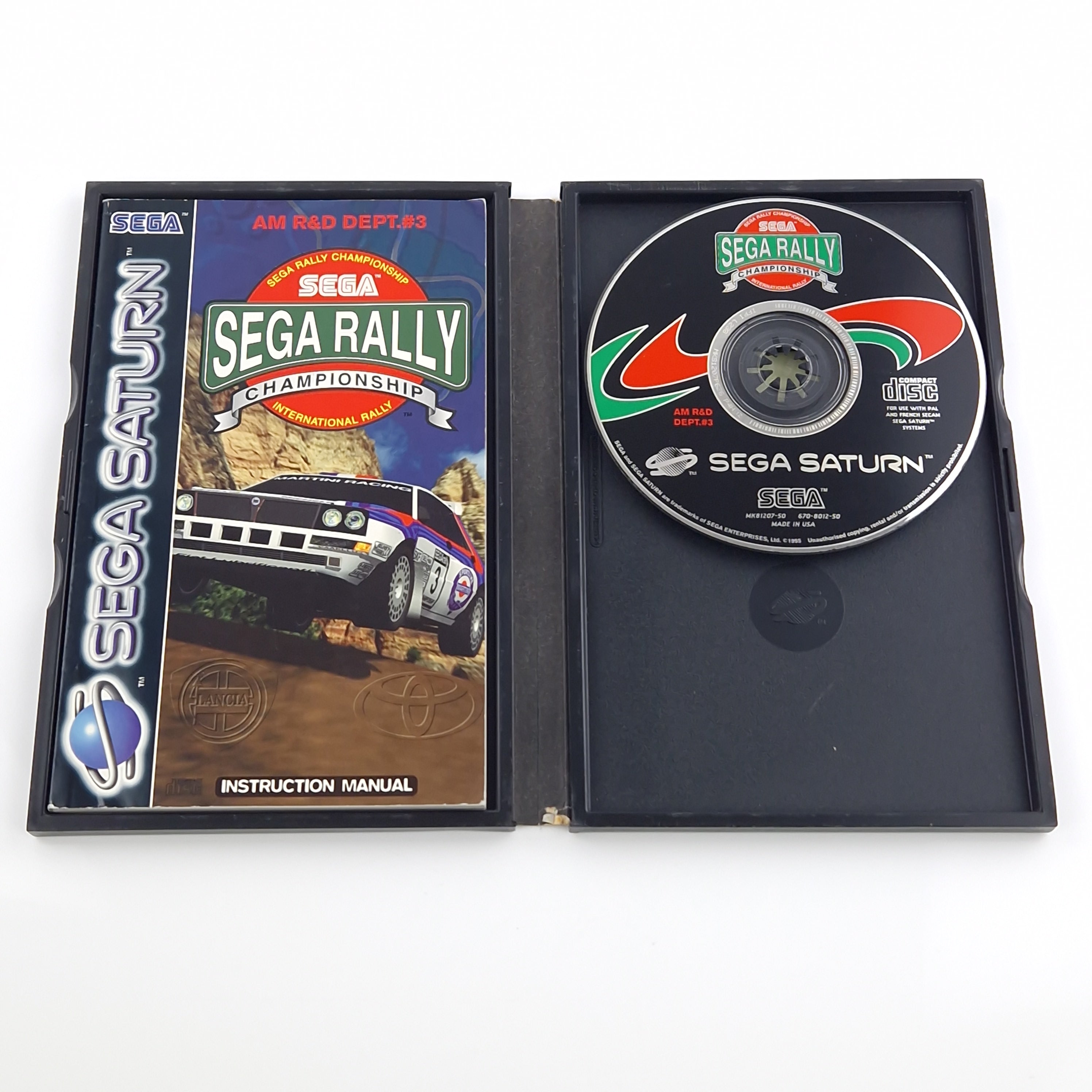 Sega Saturn Spiel : Sega Rally Championship - CD Disk Anleitung OVP | PAL
