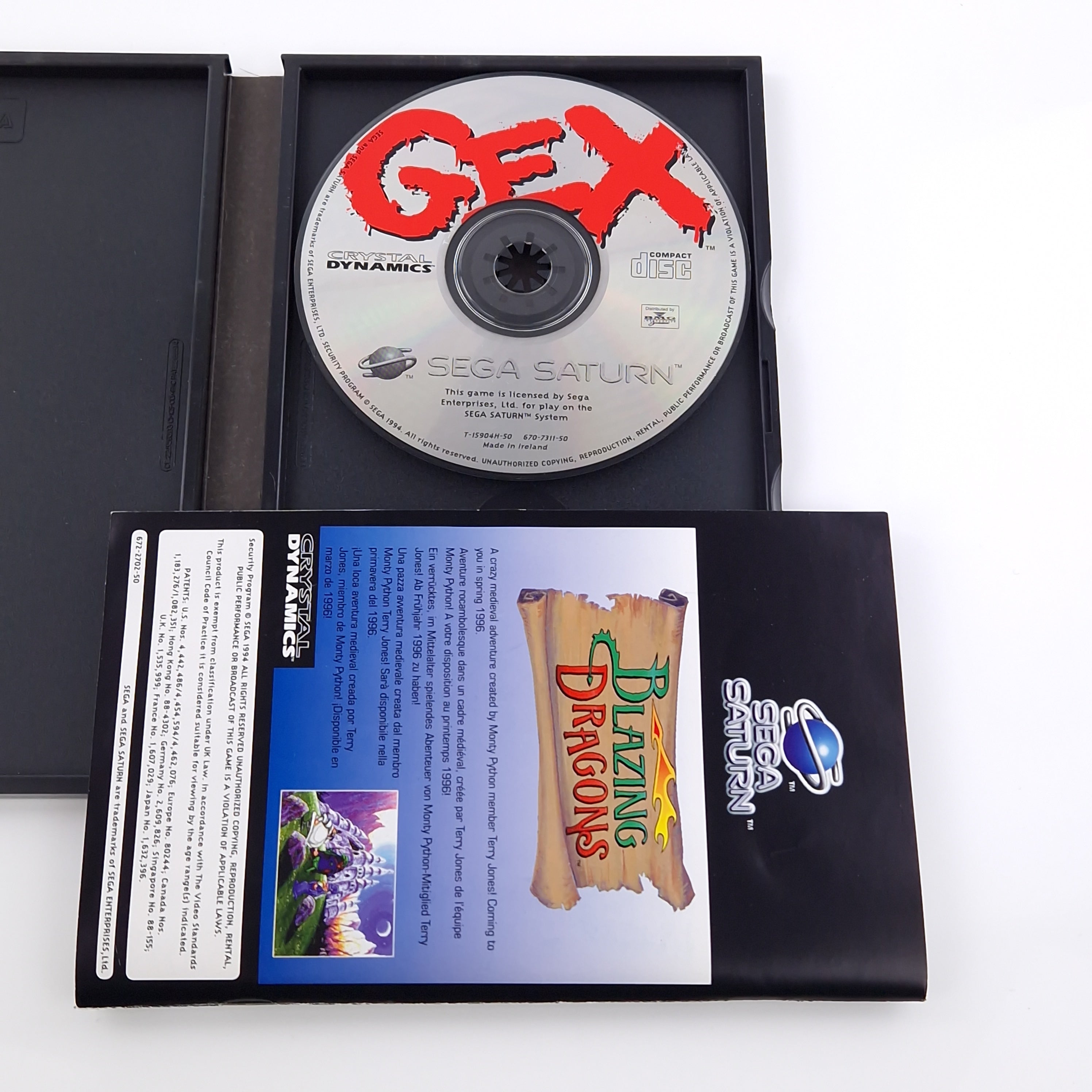 Sega Saturn Spiel – GEX mit OVP und Anleitung PAL