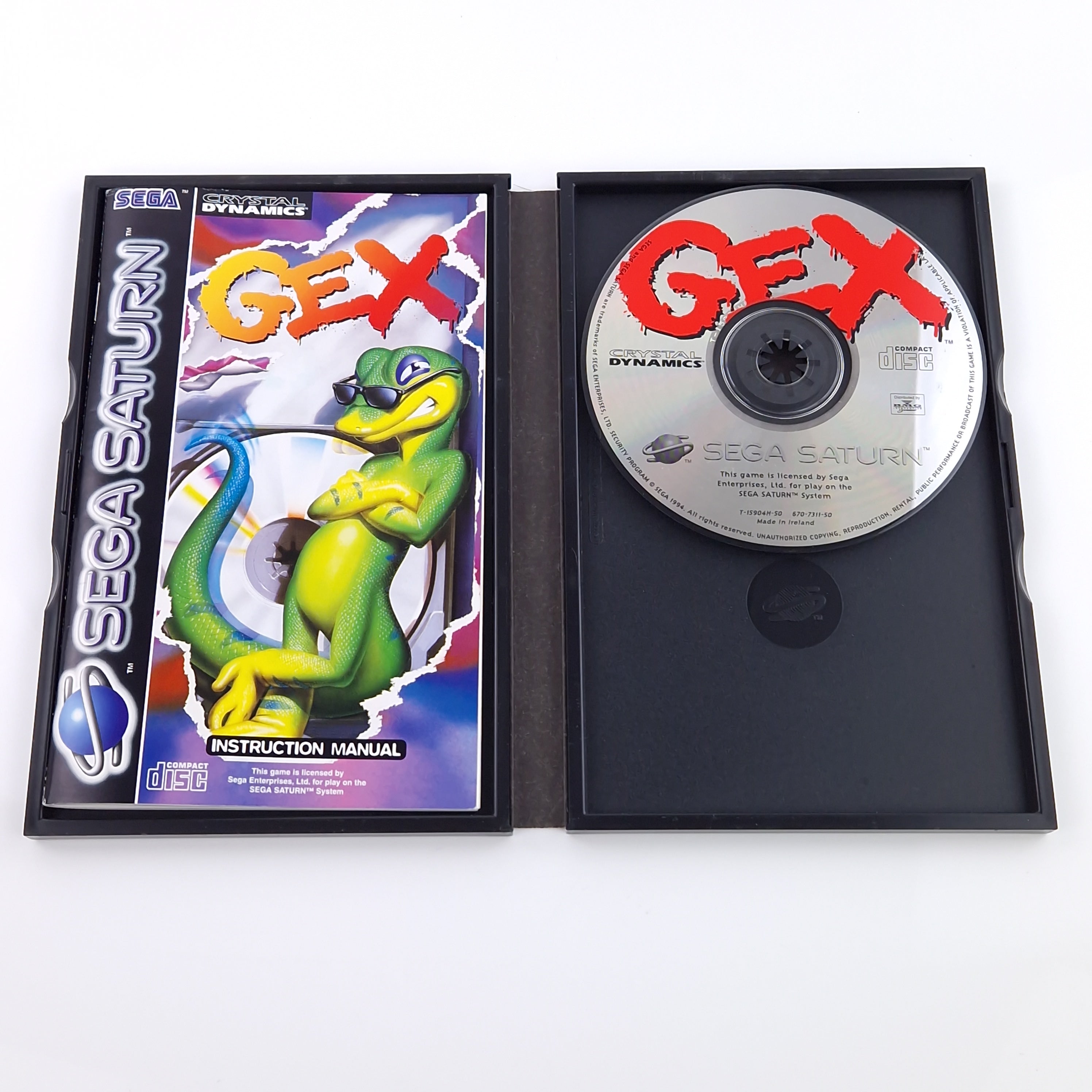 Sega Saturn Spiel – GEX mit OVP und Anleitung PAL