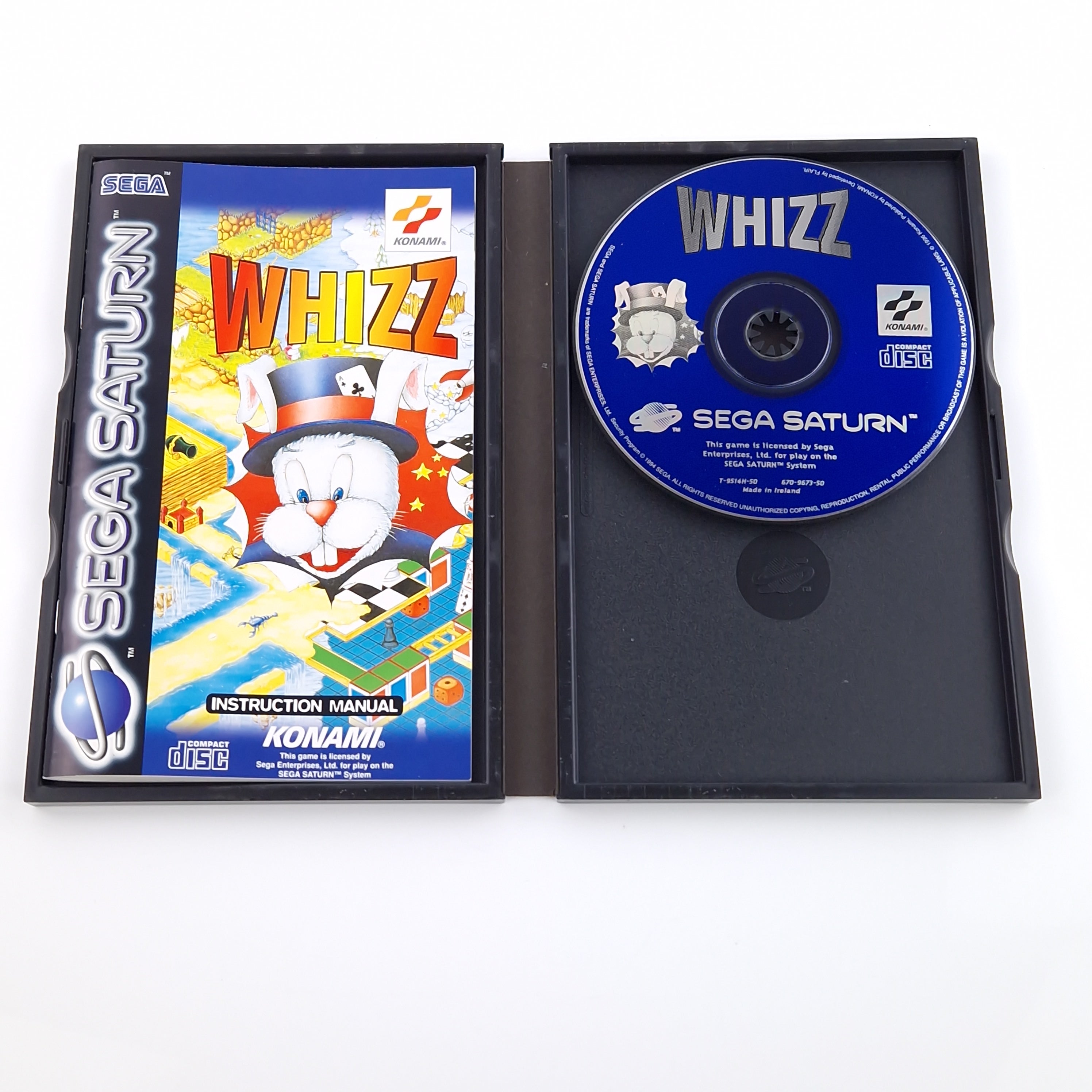 Sega Saturn Spiel – Whizz mit OVP und Anleitung PAL