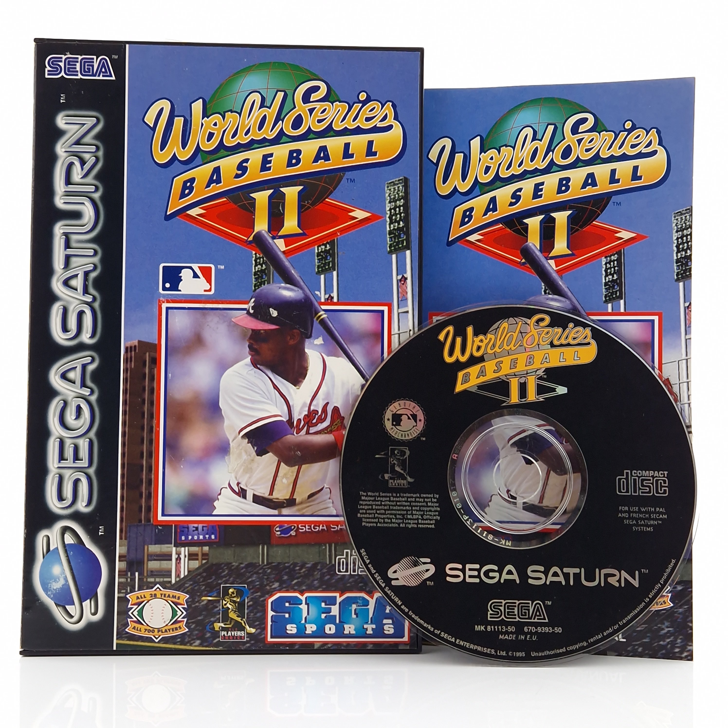 Sega Saturn Spiel – World Series Baseball II (PAL OVP)